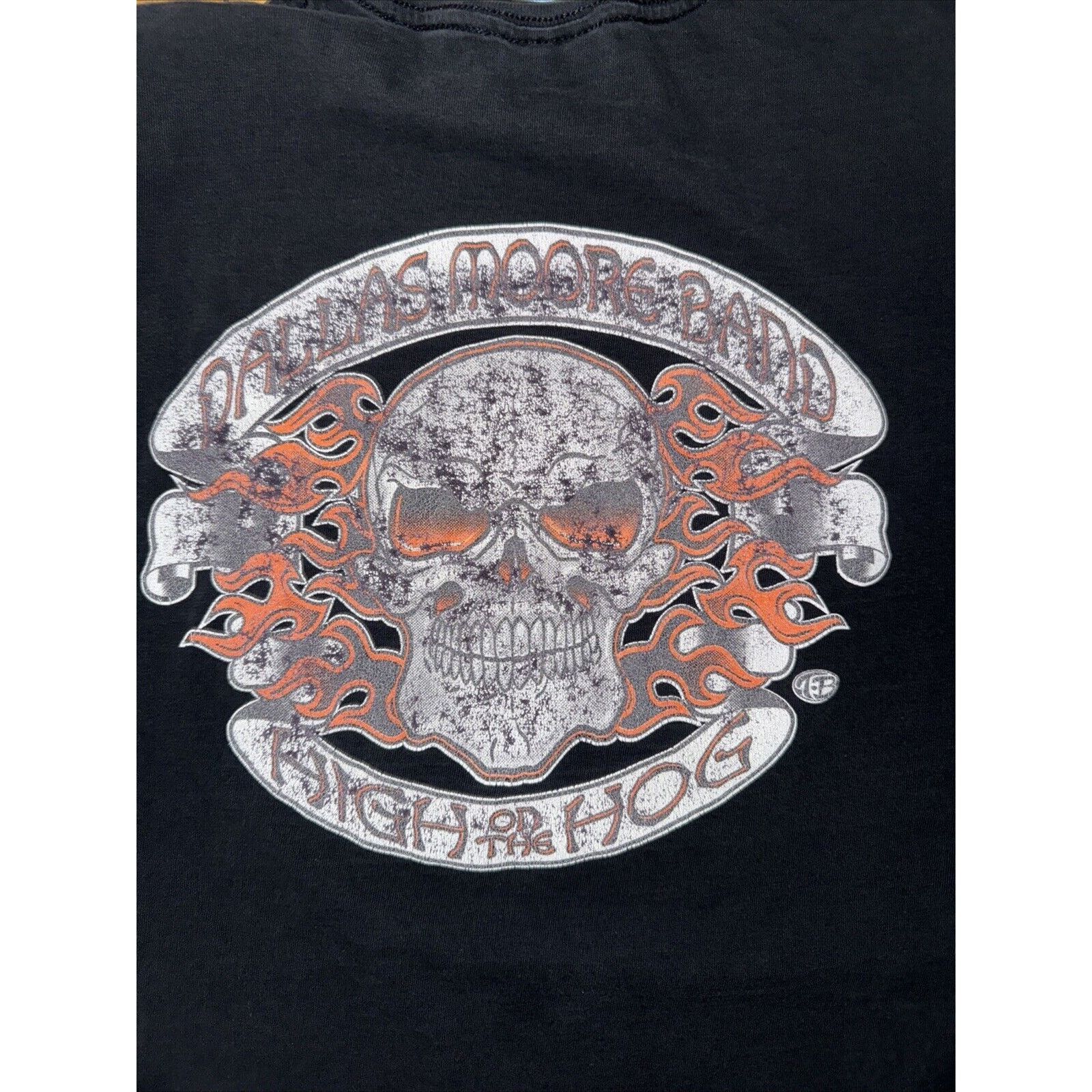 Band Tees × Harley Davidson × Vintage Dallas Moore Band “High On The Hog” T-Shirt Black 3XL 26x28 Size US XXL / EU 58 / 5 - 2 Thumbnail