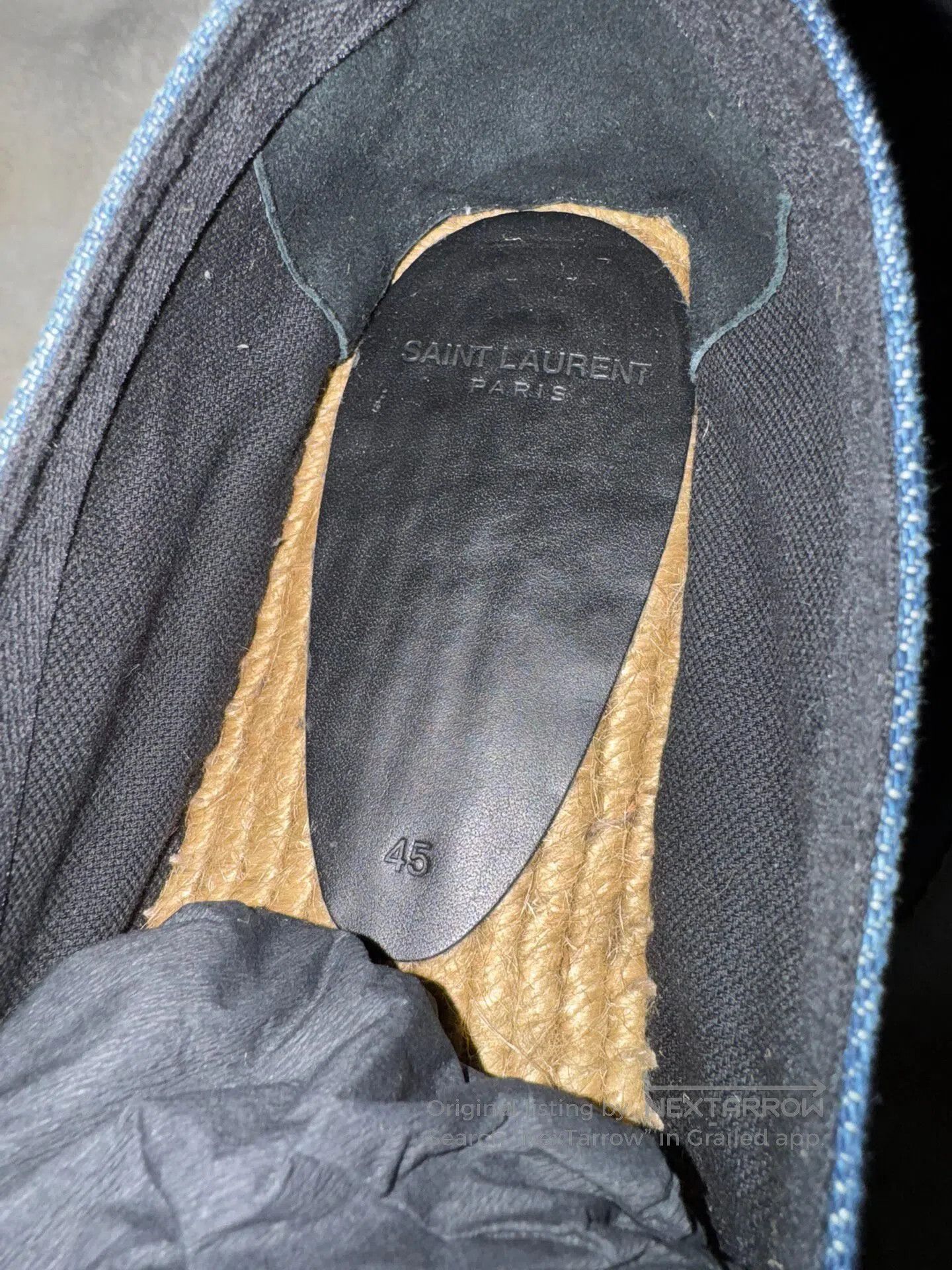 Saint Laurent Paris Saint Laurent Paris Gold-Plated Fisherman Shoes| Size US 12 / EU 45 - 7 Thumbnail