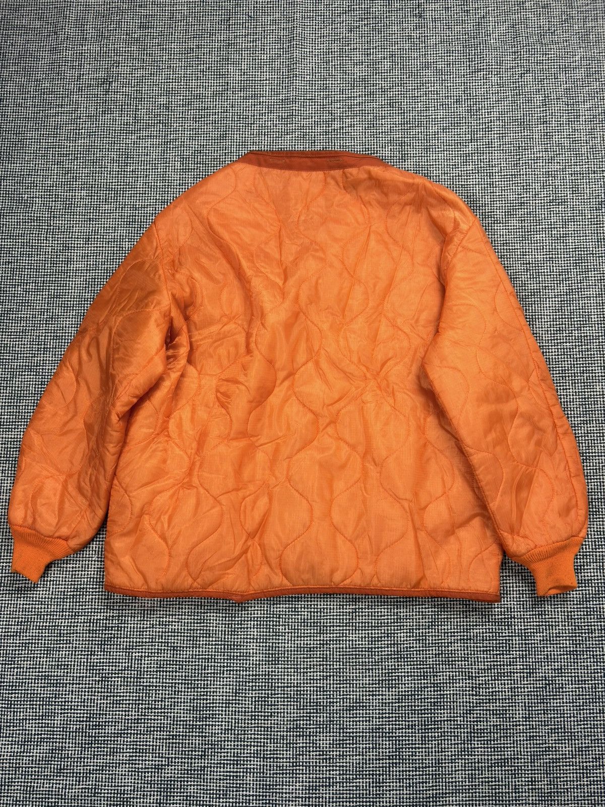 Alpha Industries 90s Alpha industries made in U.S.A. Orange liner Bomber jckt Size US XL / EU 56 / 4 - 4 Thumbnail
