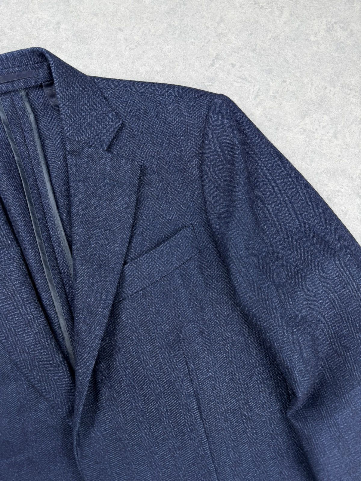 Hardy Amies Hardy Amies Wool Blazer Navy Size 46R Size 36R - 6 Thumbnail