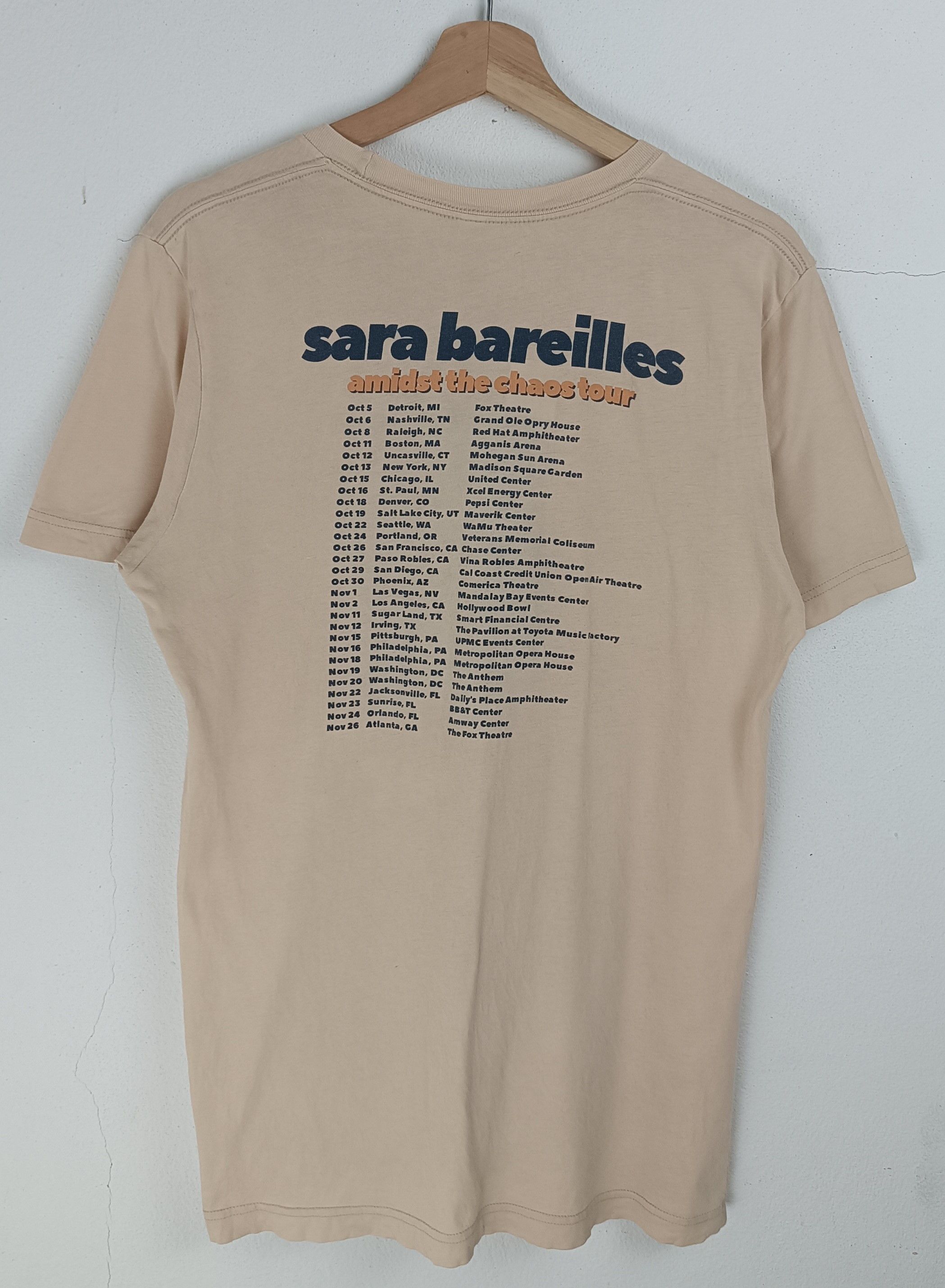 Other VINTAGE SARA BAREILLES TOUR TEE taylor swift adele janet Size US M / EU 48-50 / 2 - 4 Thumbnail