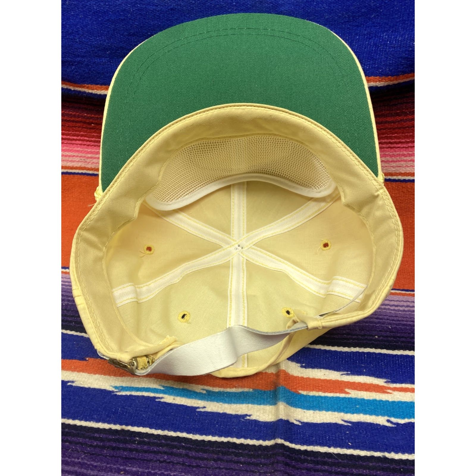 Vintage VINTAGE K-Brand Leather Strap Back Rope Brim PCS Patch Hat Made in USA Size ONE SIZE - 4 Thumbnail
