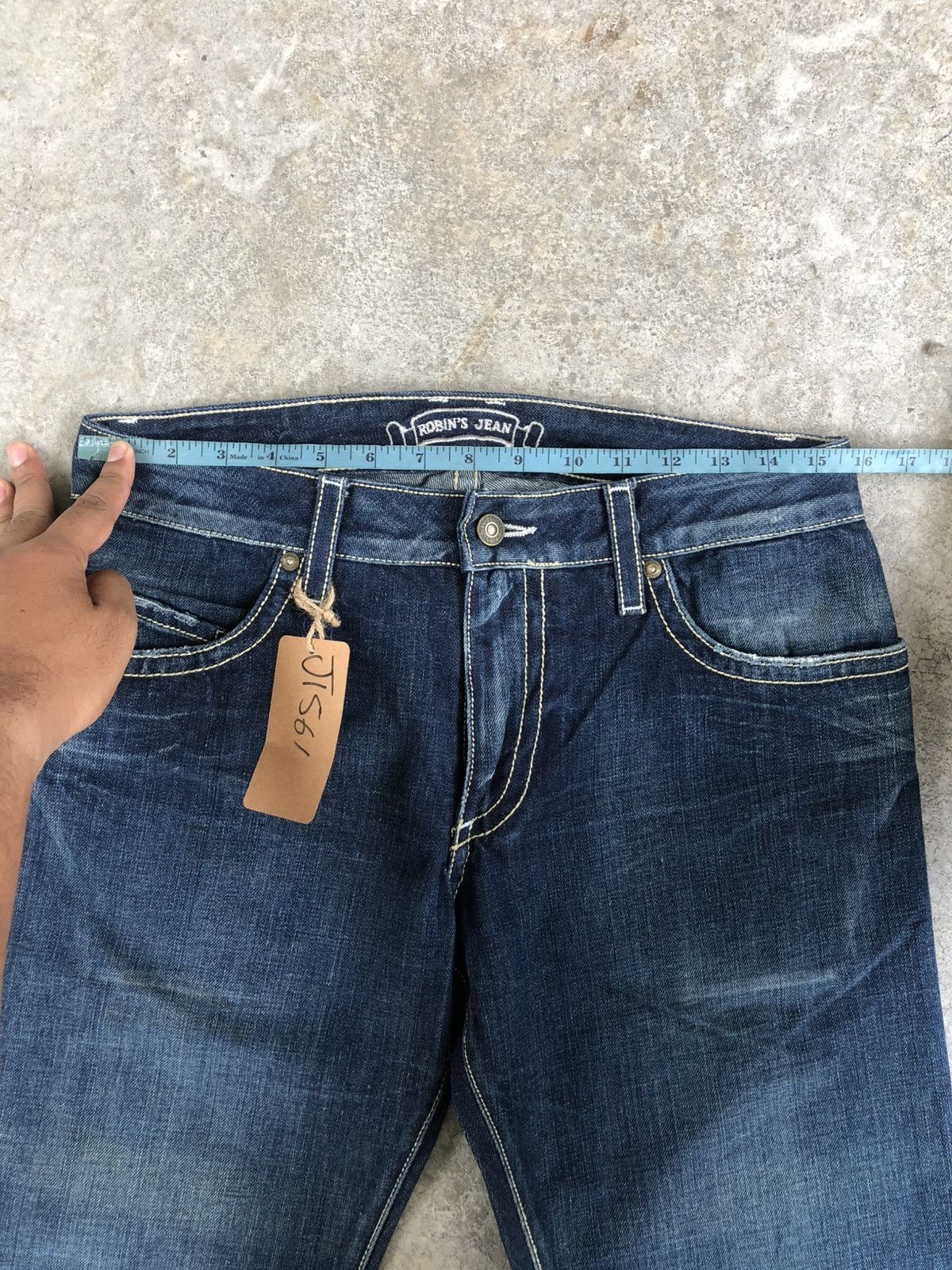 Robins Jeans Robins Jeans Flared Jeans Distressed Jeans Size US 31 - 22 Thumbnail