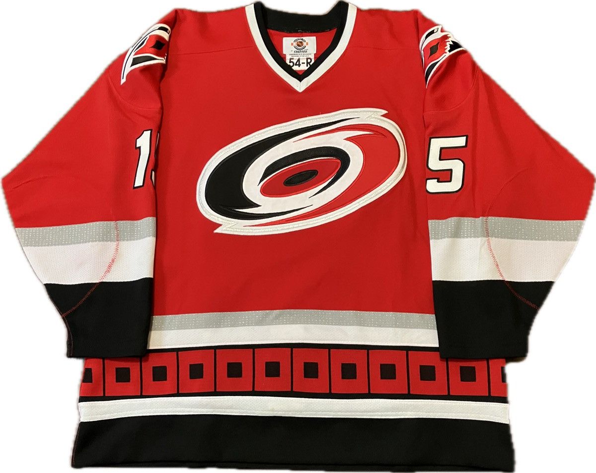 image of Carolina Hurricanes Ritchie Starter Nhl Hockey Jersey 54-R, Men's (Size 2XL)