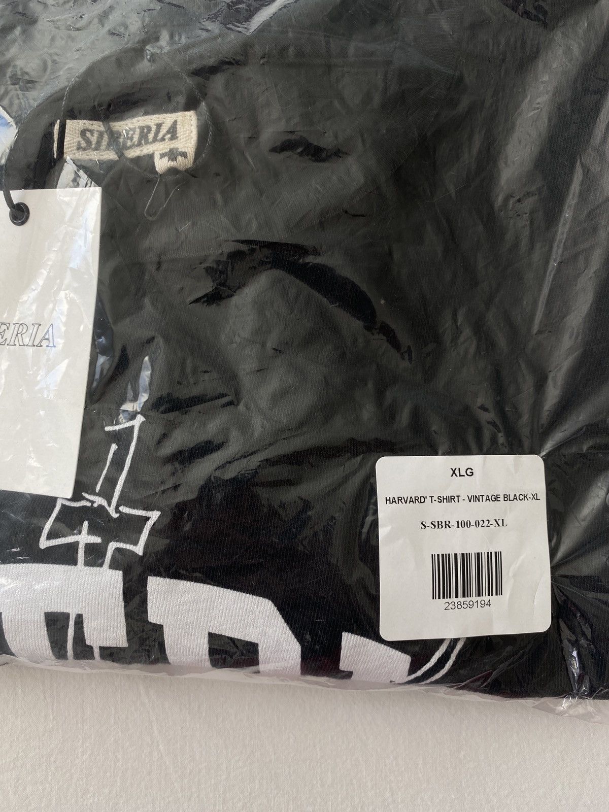 Siberia Hills Siberia Hills ‘Harvard’ T-Shirt - Vintage Black Size US XL / EU 56 / 4 - 8 Thumbnail