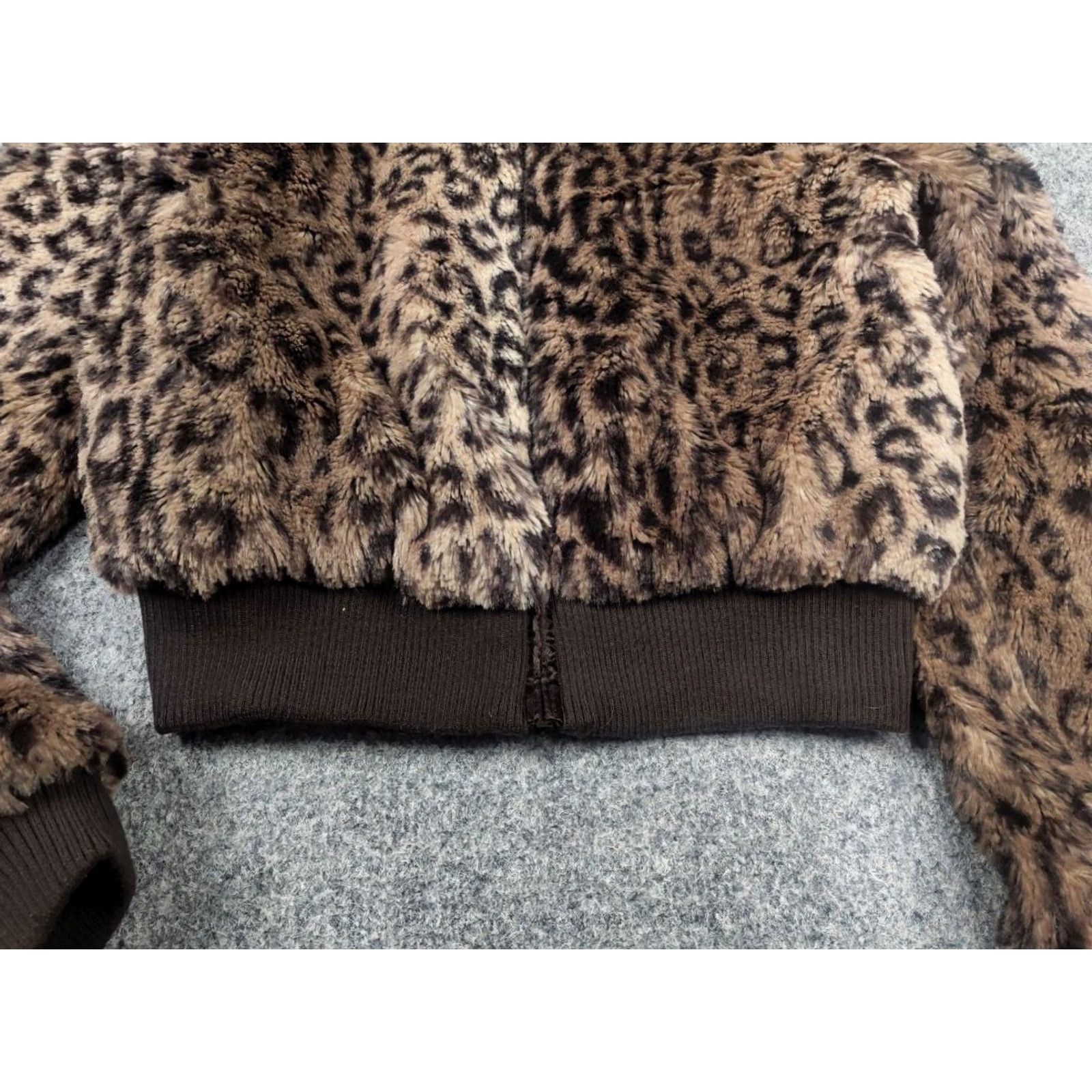 Vintage Vintage Y2K Leopard Hysteric Glamour Faux Fur Hooded Jacket Opium Size S / US 4 / IT 40 - 6 Thumbnail