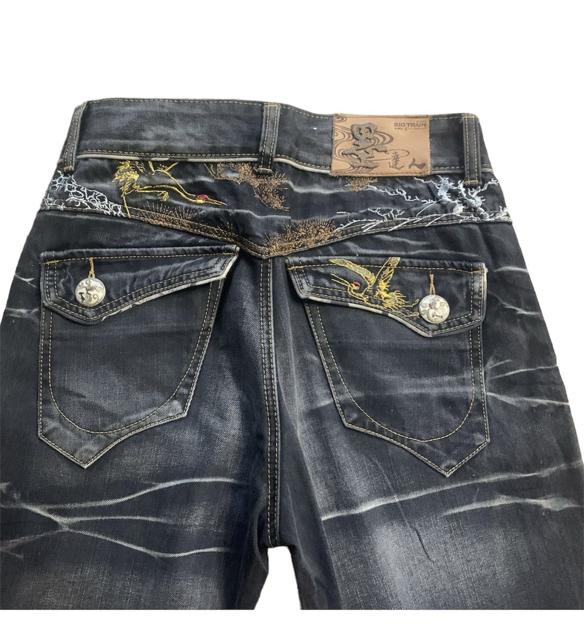 Japanese Brand OSAKA BIG TRAIN JEANS Size US 30 / EU 46 - 6 Thumbnail