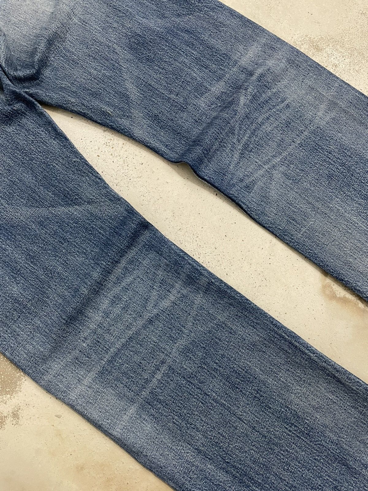 Levi's × Vintage Vintage Y2K Levis 501 Whisker Light Wash Minor Distressed Size US 32 / EU 48 - 12 Thumbnail