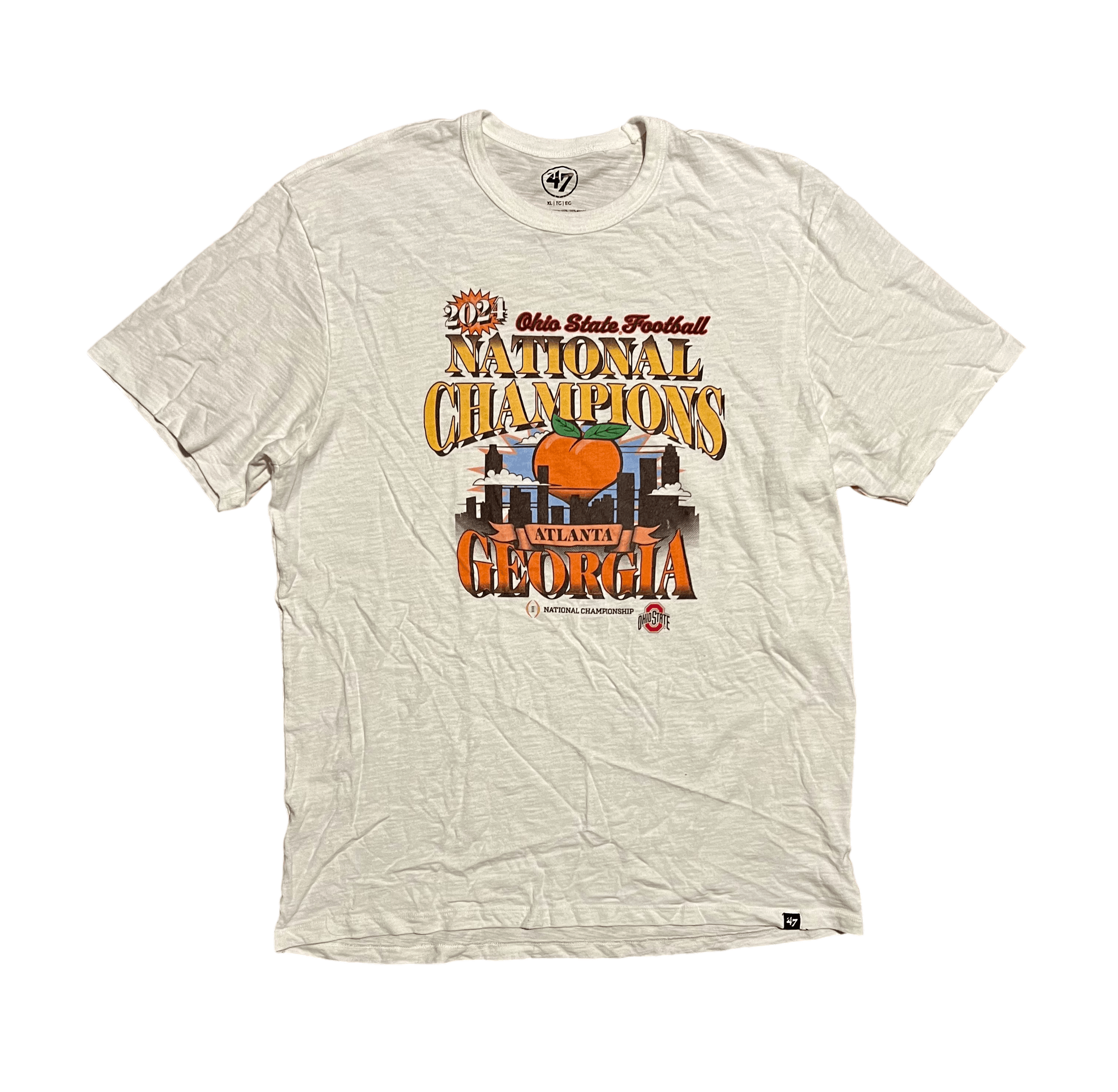 47 Brand Ohio State Buckeyes 2024 National Champions 47 Brand T-Shirt Size US XL / EU 56 / 4 - 1 Thumbnail