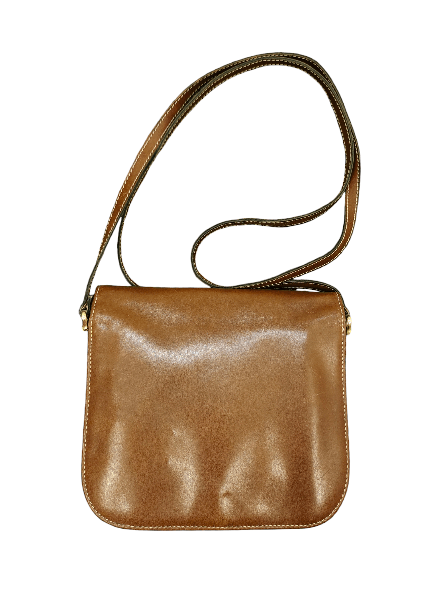 Aigner Vintage 80s Aigner Patina Leather Sling Shoulder Bag Size ONE SIZE - 6 Thumbnail