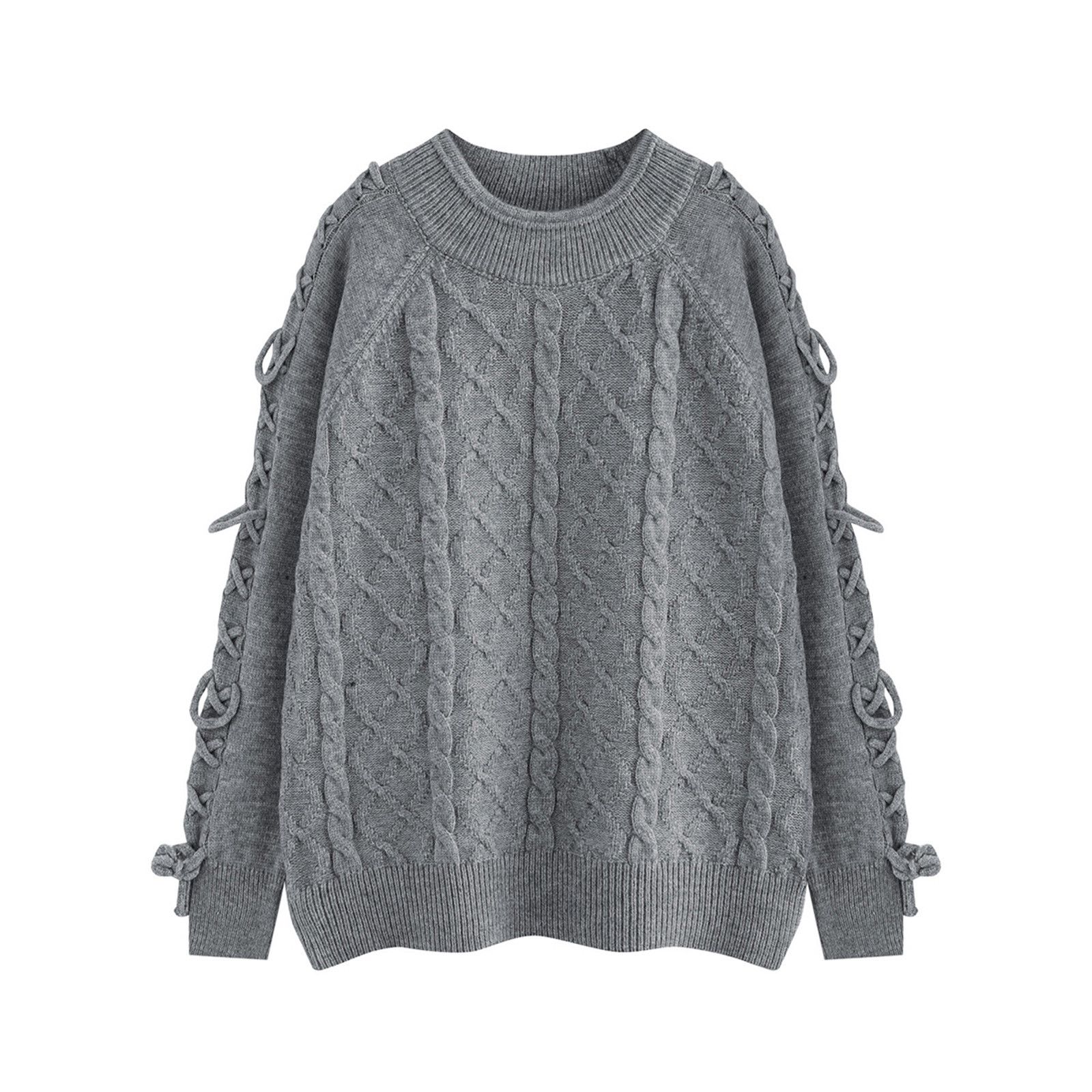 Japanese Brand × Vintage High Street Twisted Jacquard Weave Pullover Knitted Size US L / EU 52-54 / 3 - 1 Thumbnail