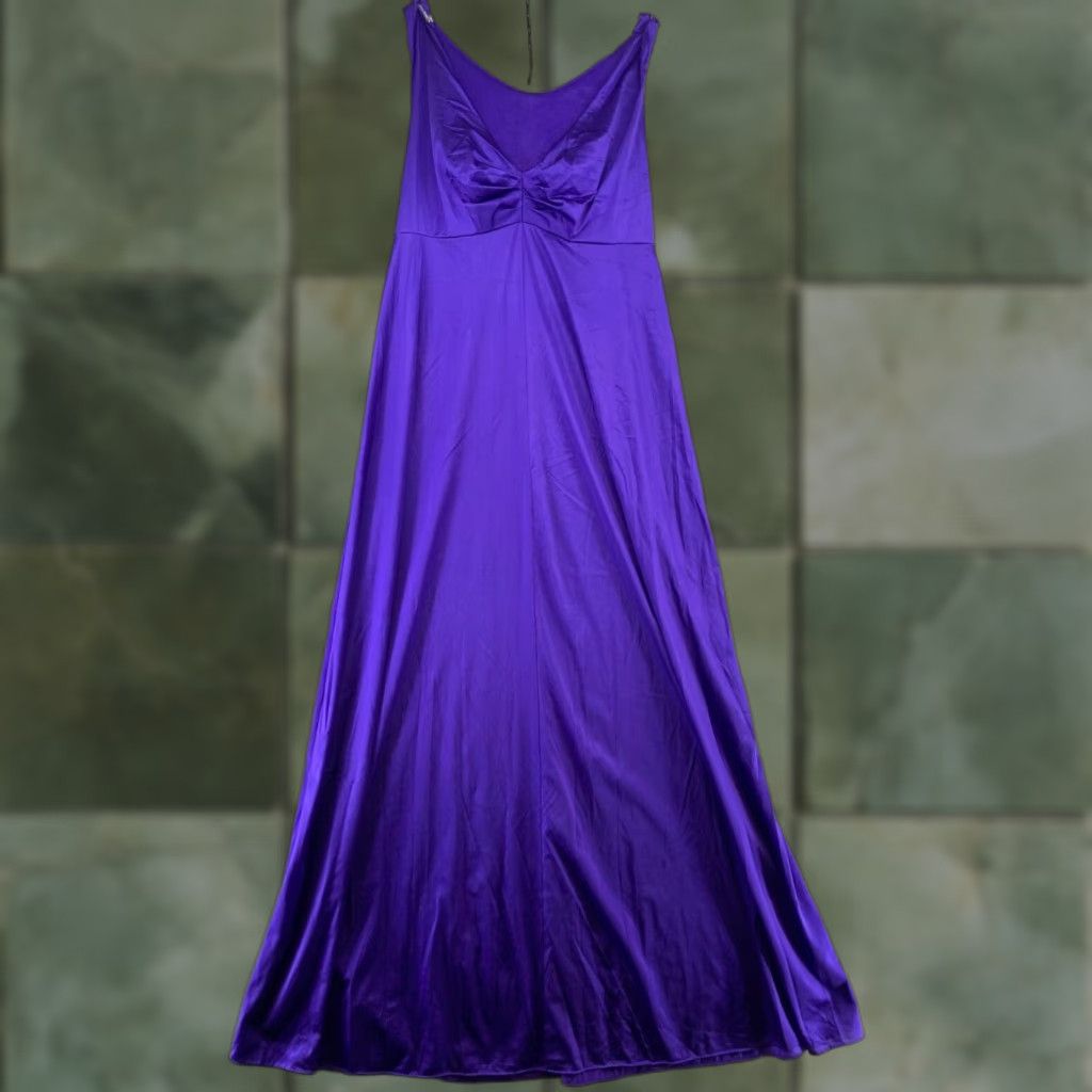 Vintage VINTAGE Vanity Fair Dress Womens 32 Purple Eveningwear Nylon 90s Womens Size XXS / US 00 / IT 34 - 1 Thumbnail