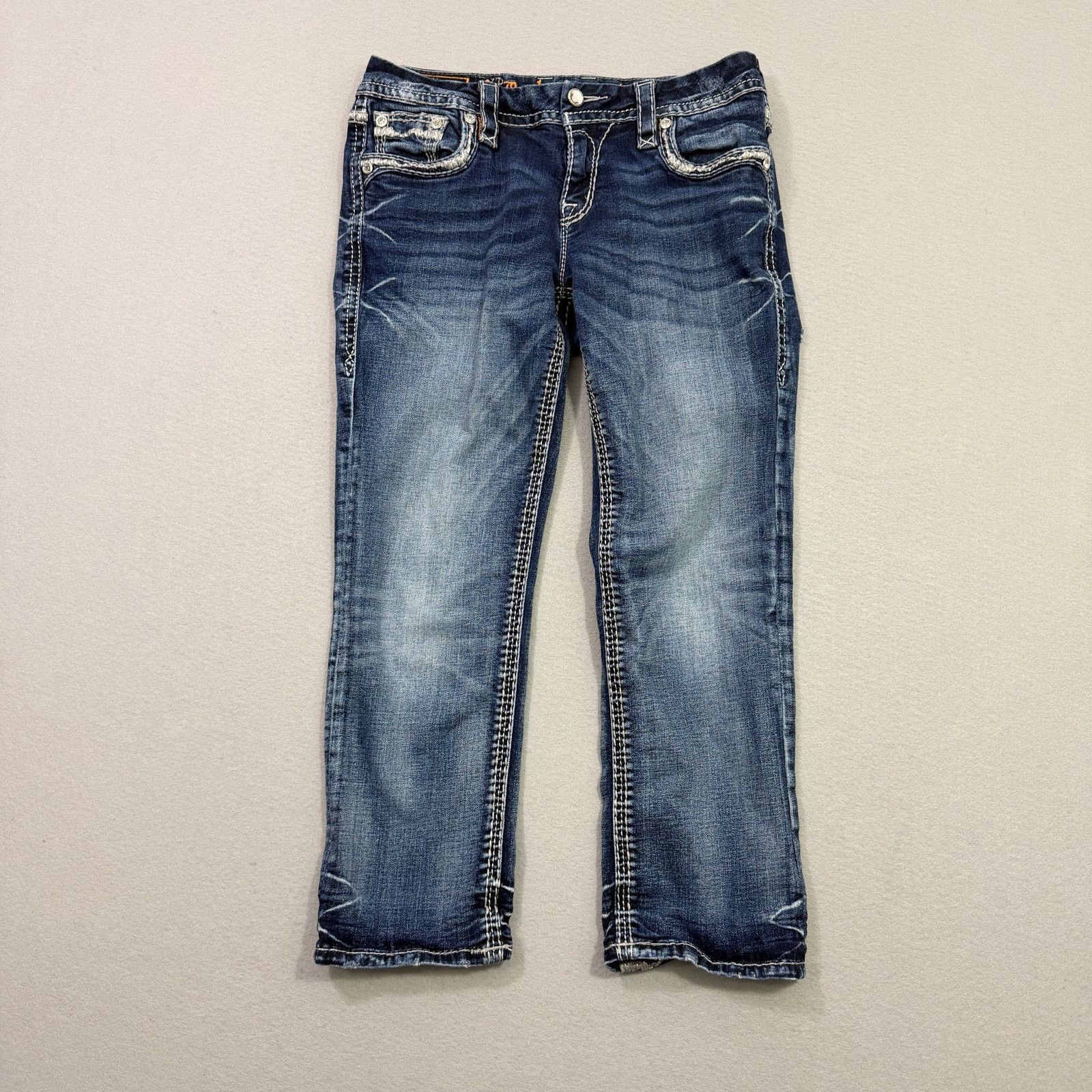 Rock Revival Rock Revival Ruella Easy Capri Jeans Womens 28 (Fits 28x25) Size 28" / US 6 / IT 42 - 1 Thumbnail