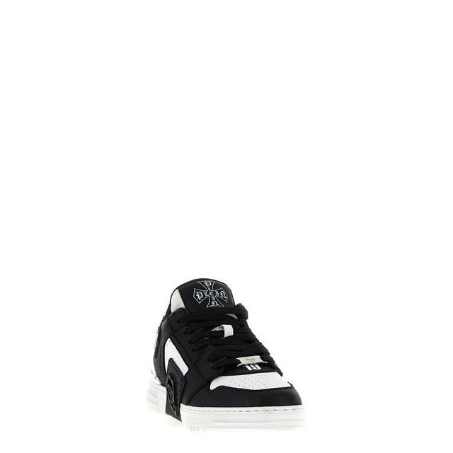 Philipp Plein PHILLIP PLEIN Phantom Black/White Sneakers New & Authentic ( Size US 12 / EU 45 - 2 Thumbnail