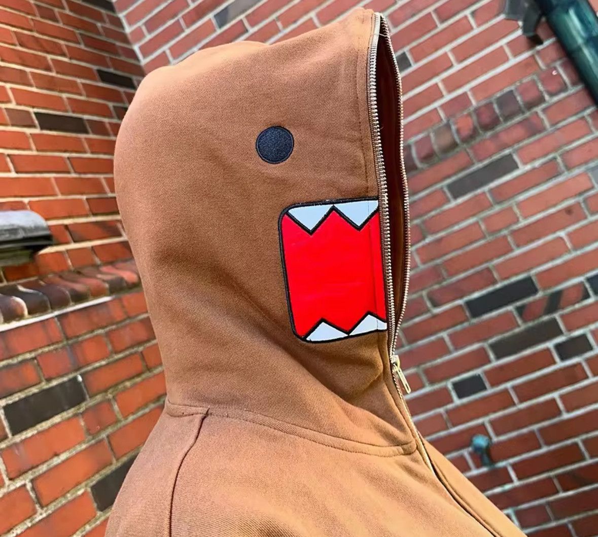 Japanese Brand Vintage Gothic Y2K Domo Kun Hoodies Punk Unisex Jacket Size XL / US 12-14 / IT 48-50 - 5 Thumbnail