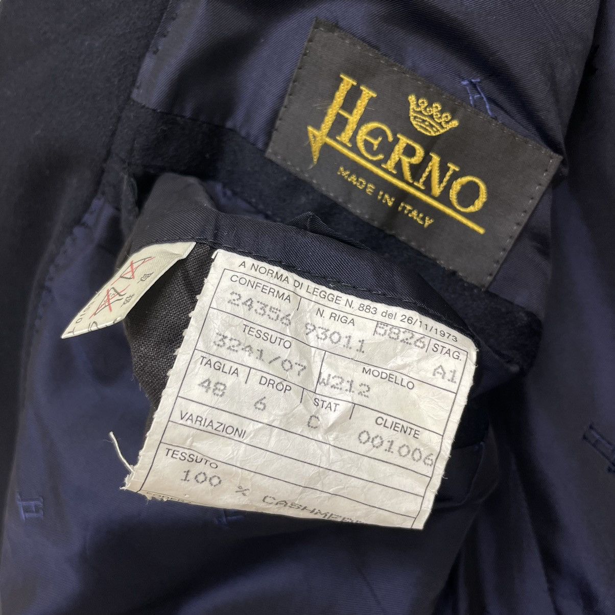 Herno 🔥Luxury Brand Loro Piana X Herno Italian Designer Size US M / EU 48-50 / 2 - 5 Thumbnail