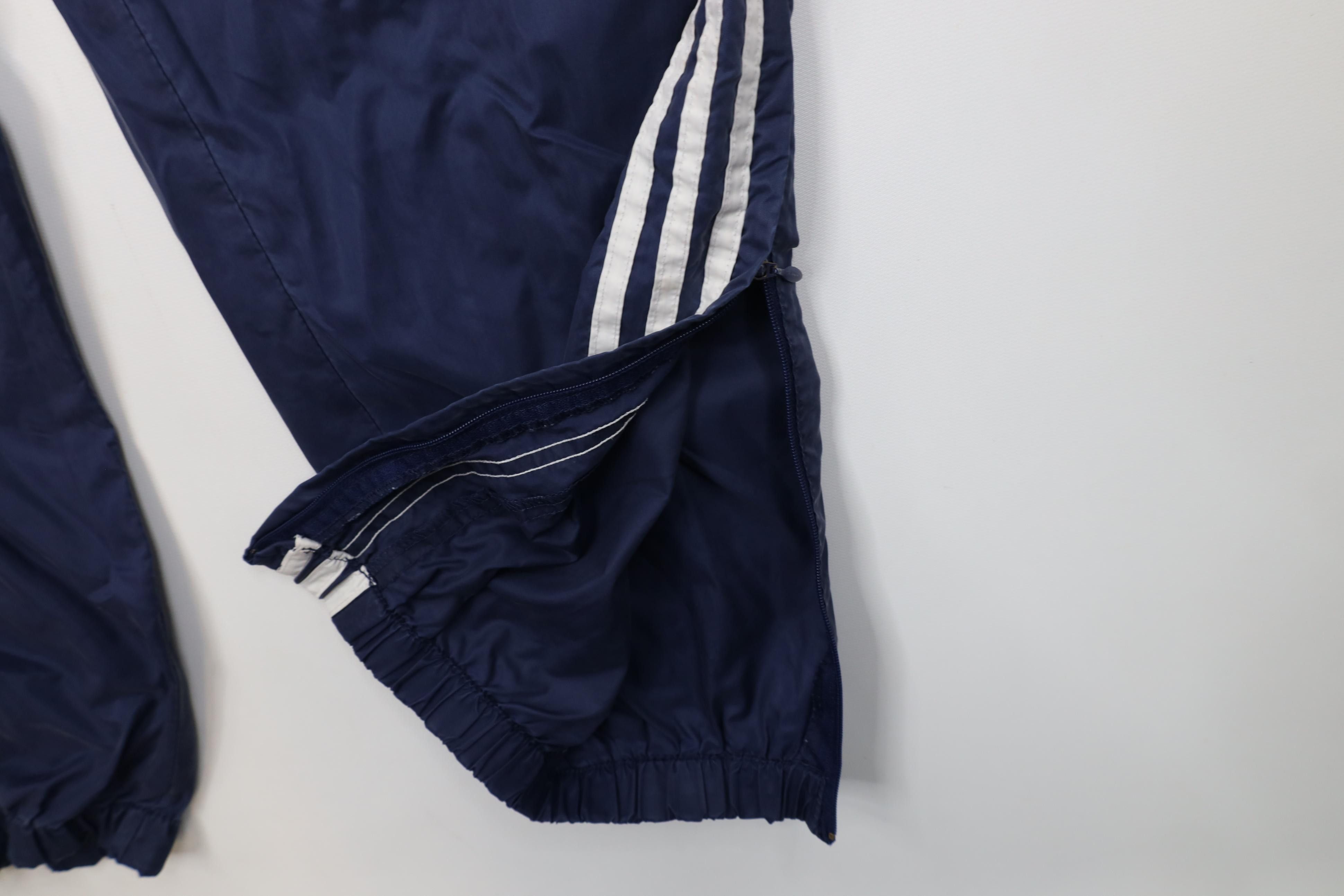 Adidas Vintage 90s Adidas Windbreaker Joggers Pants Navy Blue Size US 36 / EU 52 - 5 Thumbnail