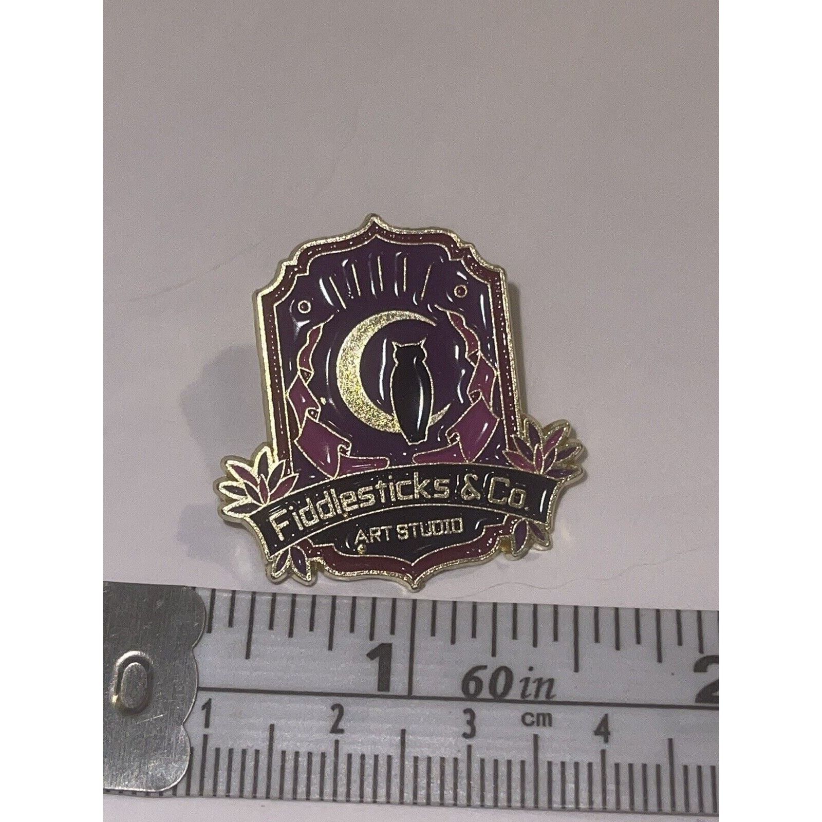Other Fiddlesticks And CO Moon Owl Halloween Mystical Pin Brooch Size ONE SIZE - 1 Preview