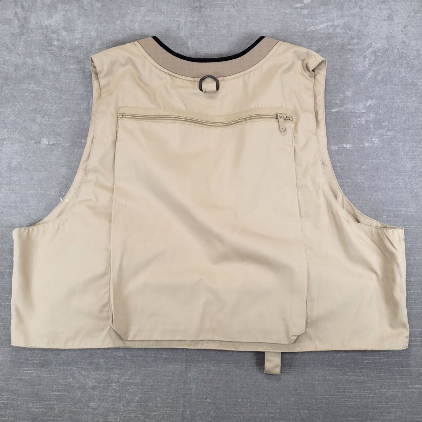 Vintage Columbia PFG Vest Mens XL Khaki Multi Pocket Canvas Zip Short Size US XL / EU 56 / 4 - 4 Thumbnail