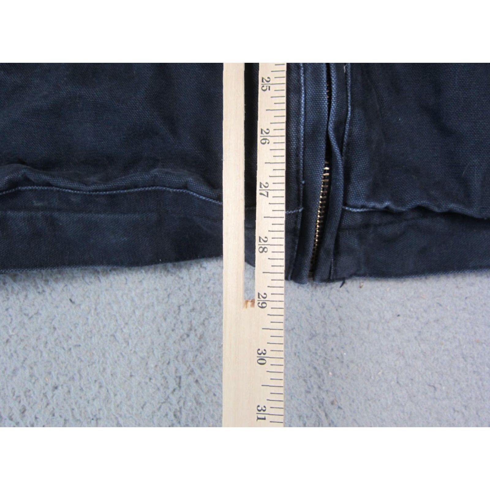 Vintage DRI DUCK Jacket Mens XL Blue Maverick Workwear Canvas Chore Coat Bomber Jacket Mid-Length Zip Pockets Lined Solid 90s USA Vintage No Size US XL / EU 56 / 4 - 7 Thumbnail