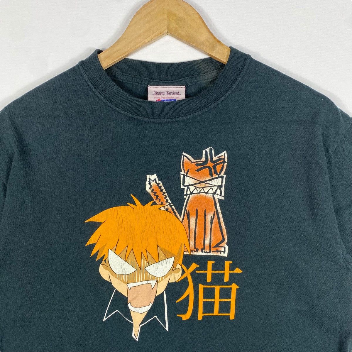 Anime Vintage 00's FRUITS BASKET Kyo Sohma Anime Graphic Tee Shirt Size US M / EU 48-50 / 2 - 2 Thumbnail
