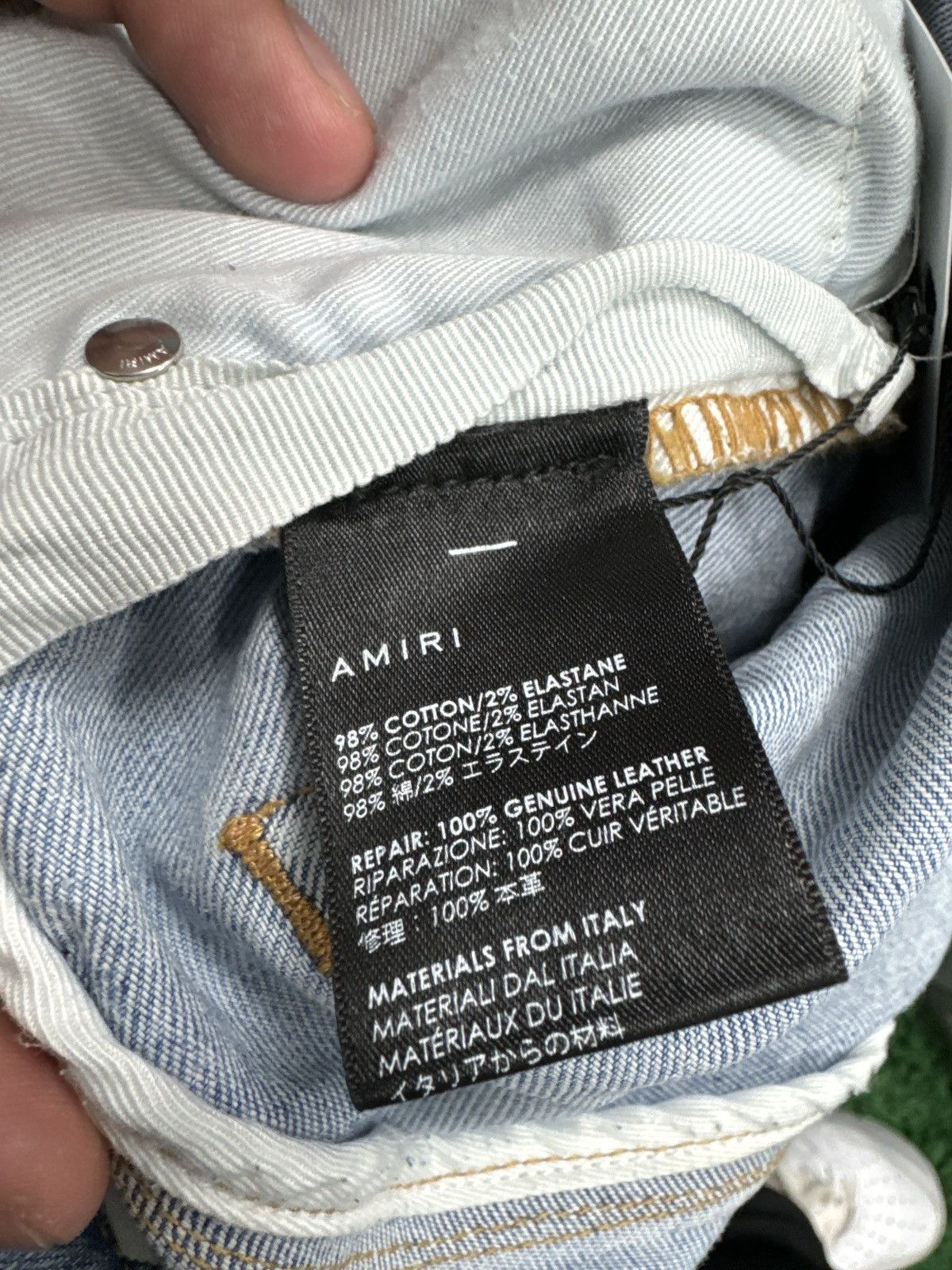 Amiri Amiri MX1 brown patch Size US 33 - 4 Thumbnail