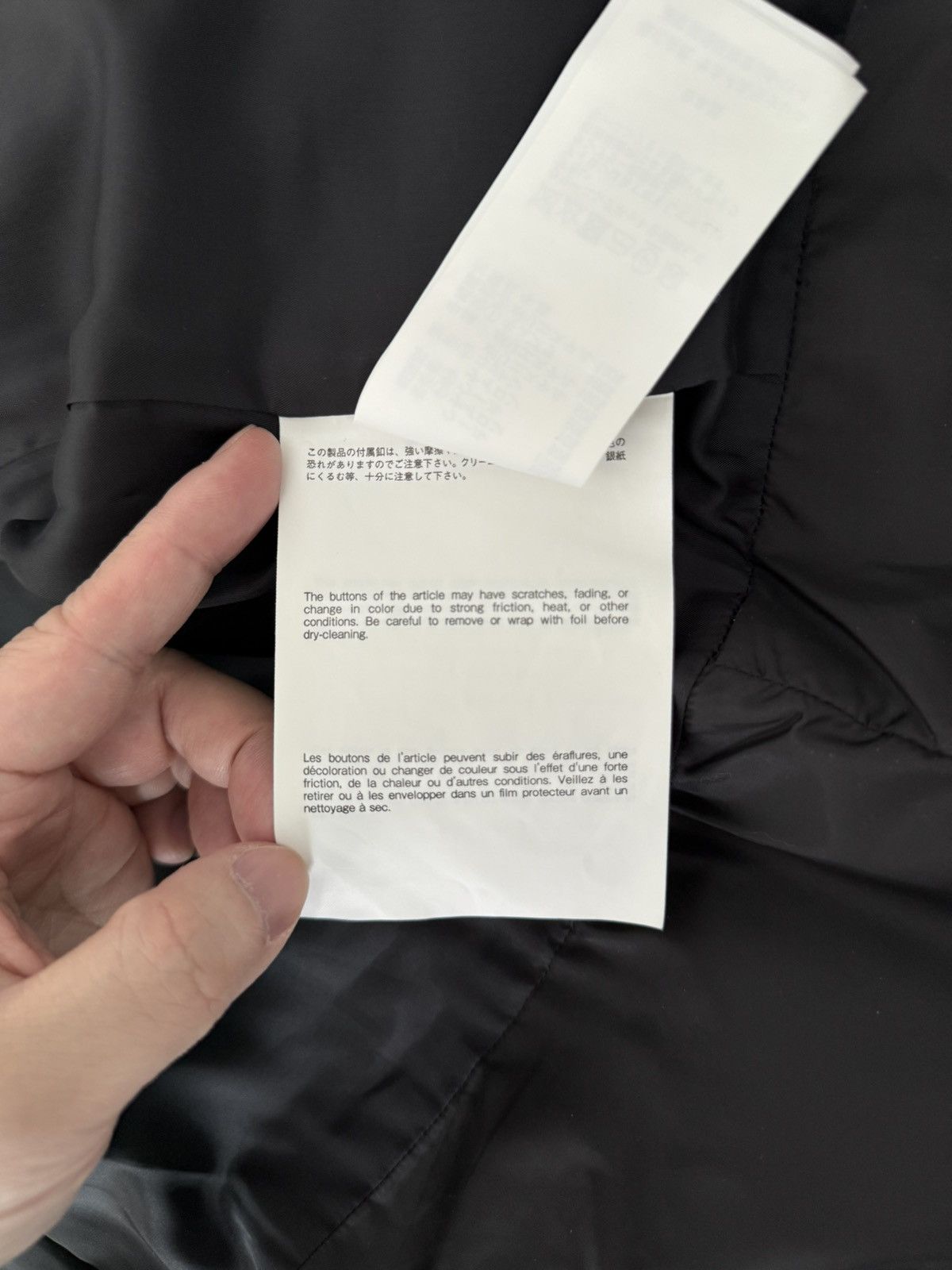 Sacai Navy Sacai Wool Coat w/ Bomber details Size US M / EU 48-50 / 2 - 10 Thumbnail