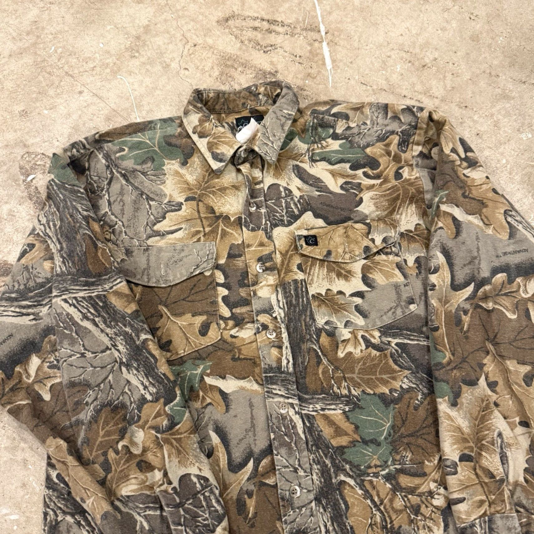 Vintage VINTAGE Codet Hunting Camouflage Shirt Mens Large CODET Flannel Button Up Made In USA Size US L / EU 52-54 / 3 - 4 Thumbnail
