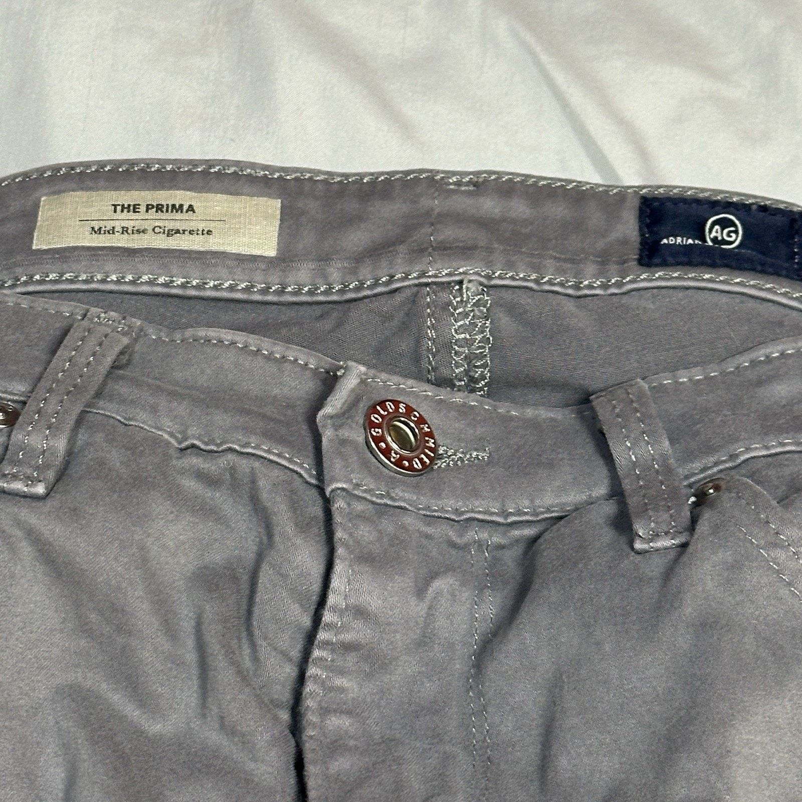 AG Adriano Goldschmied AG Adriano Goldschmied Slim Straight Jeans 29R 30x28 Prima Size 29" - 4 Thumbnail