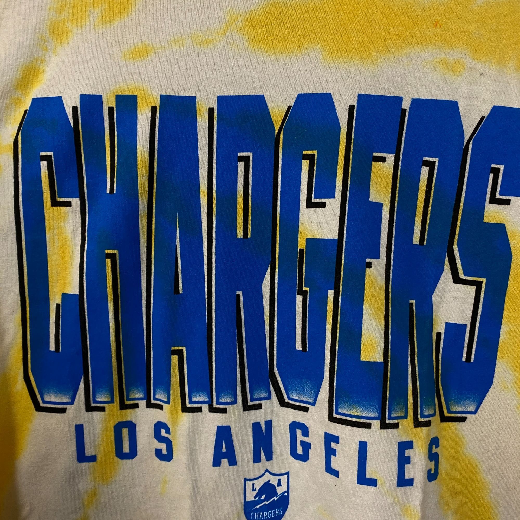 Junk Food Junk Food Clothing Los Angeles Chargers Tie-Dye Long Sleeve Size US M / EU 48-50 / 2 - 2 Thumbnail