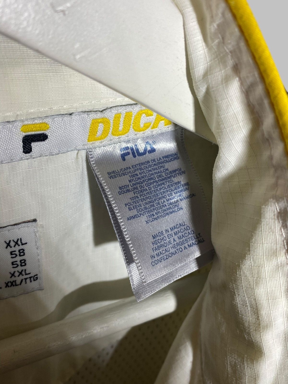 Fila Vintage Y2K Fila Ducati Force Rare Racing Moto Japan Jacket Size US XXL / EU 58 / 5 - 19 Thumbnail