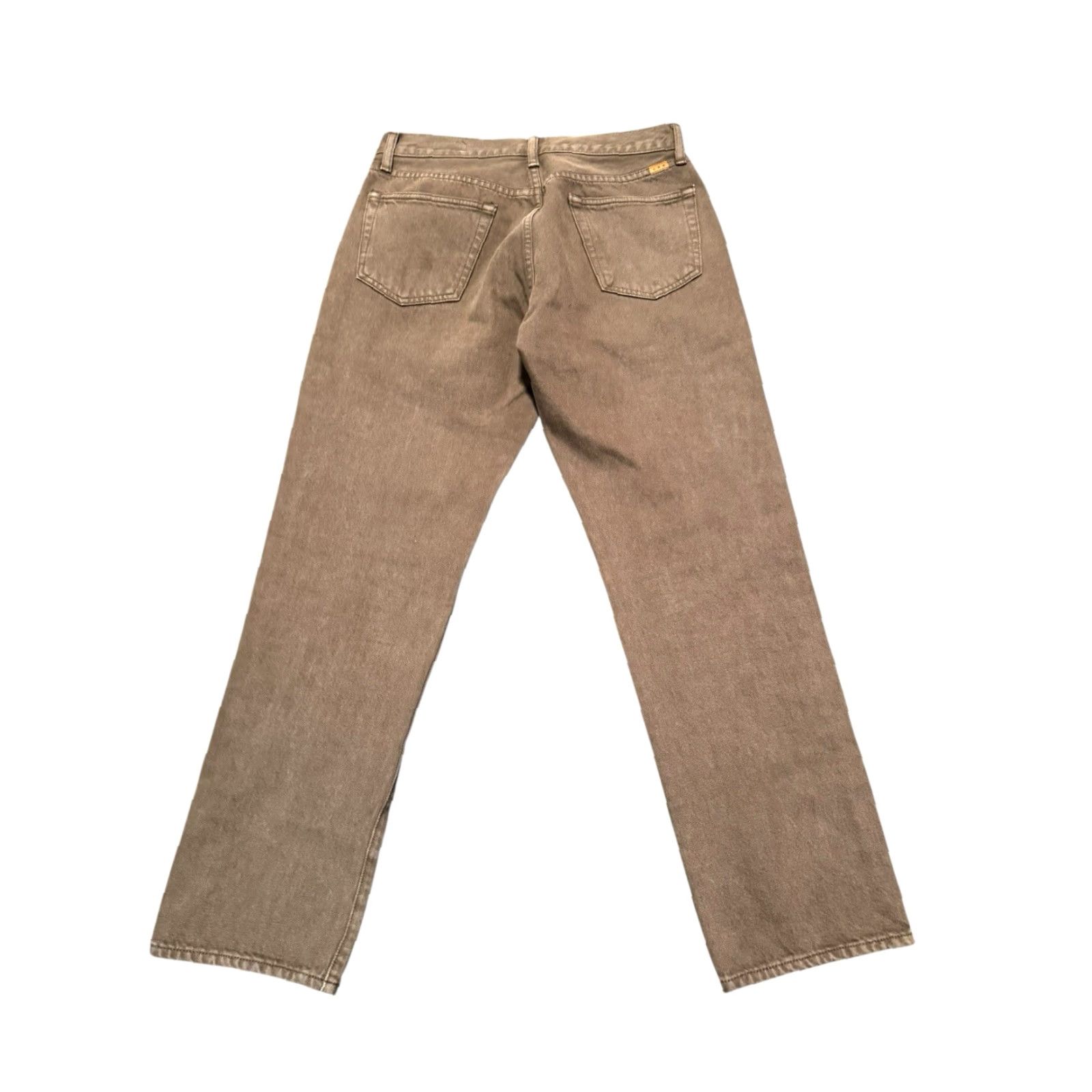AYR AYR The Normie Mens Jeans 30 x 30 Dusty Khaki Button Fly Straight Made In USA Size US 30 / EU 46 - 7 Thumbnail