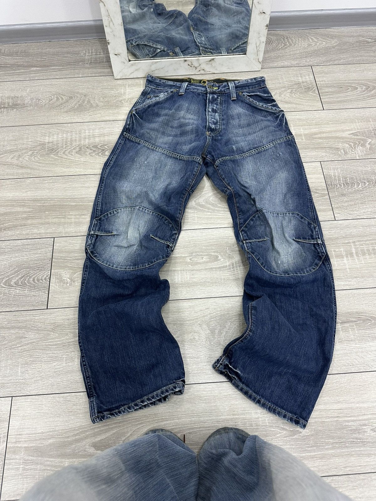 G-Star G-Star Raw 96 Vintage Y2K Jeans Distressed Baggy Size US 32 / EU 48 - 5 Thumbnail