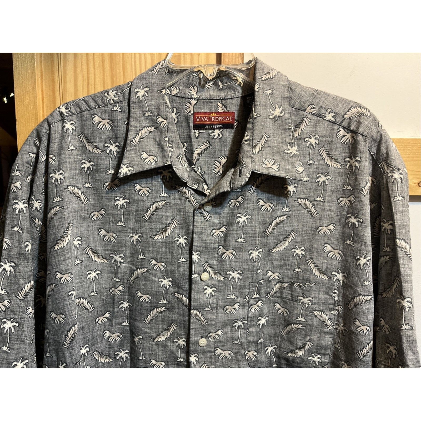 John Henry JOHN HENRY VIVA TROPICAL Men's Hawaiian Shirt Button SS XXL Size US XXL / EU 58 / 5 - 5 Thumbnail