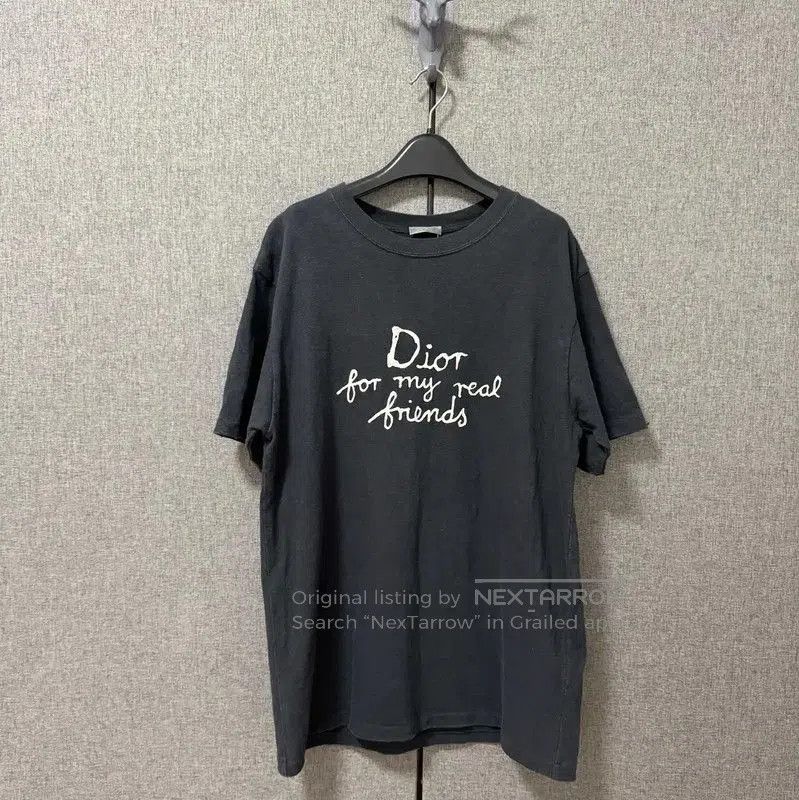 Dior Dior Men's Grey Logo T-shirt . Size US M / EU 48-50 / 2 - 2 Thumbnail