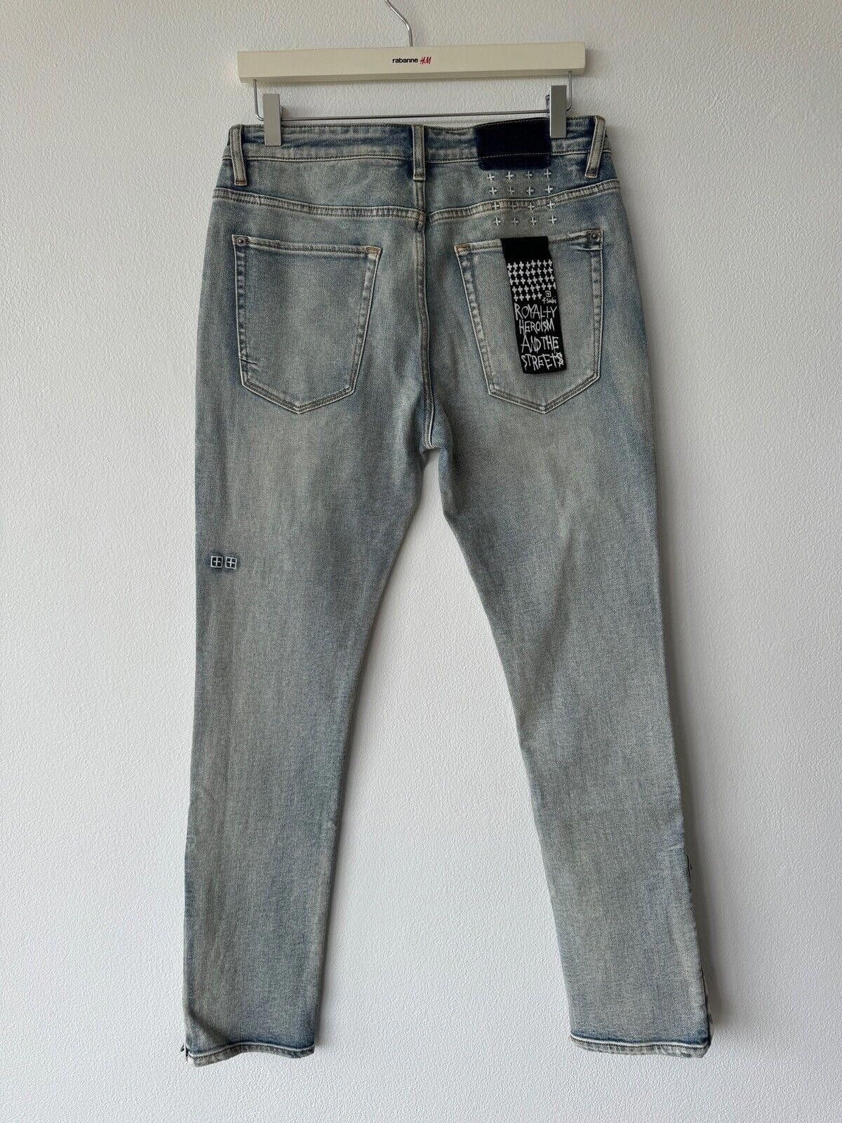 Ksubi Ksubi mens denim jean van winkle 32 blue chamber zip m Size US 32 / EU 48 - 5 Thumbnail