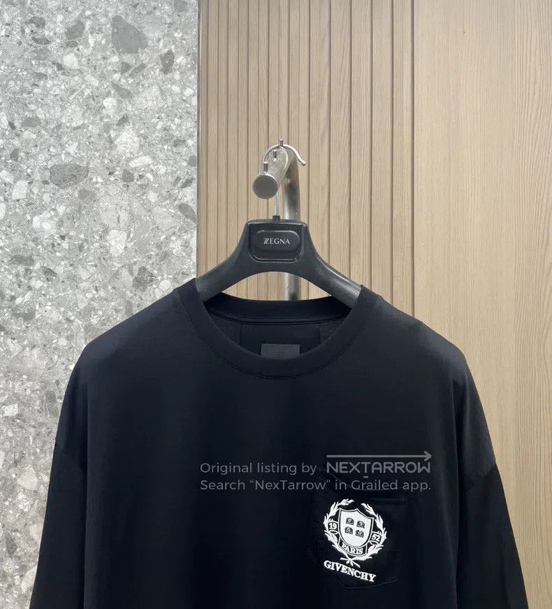 Givenchy Givenchy Wheat Logo Embroidered T-Shirt Size US XL / EU 56 / 4 - 2 Thumbnail