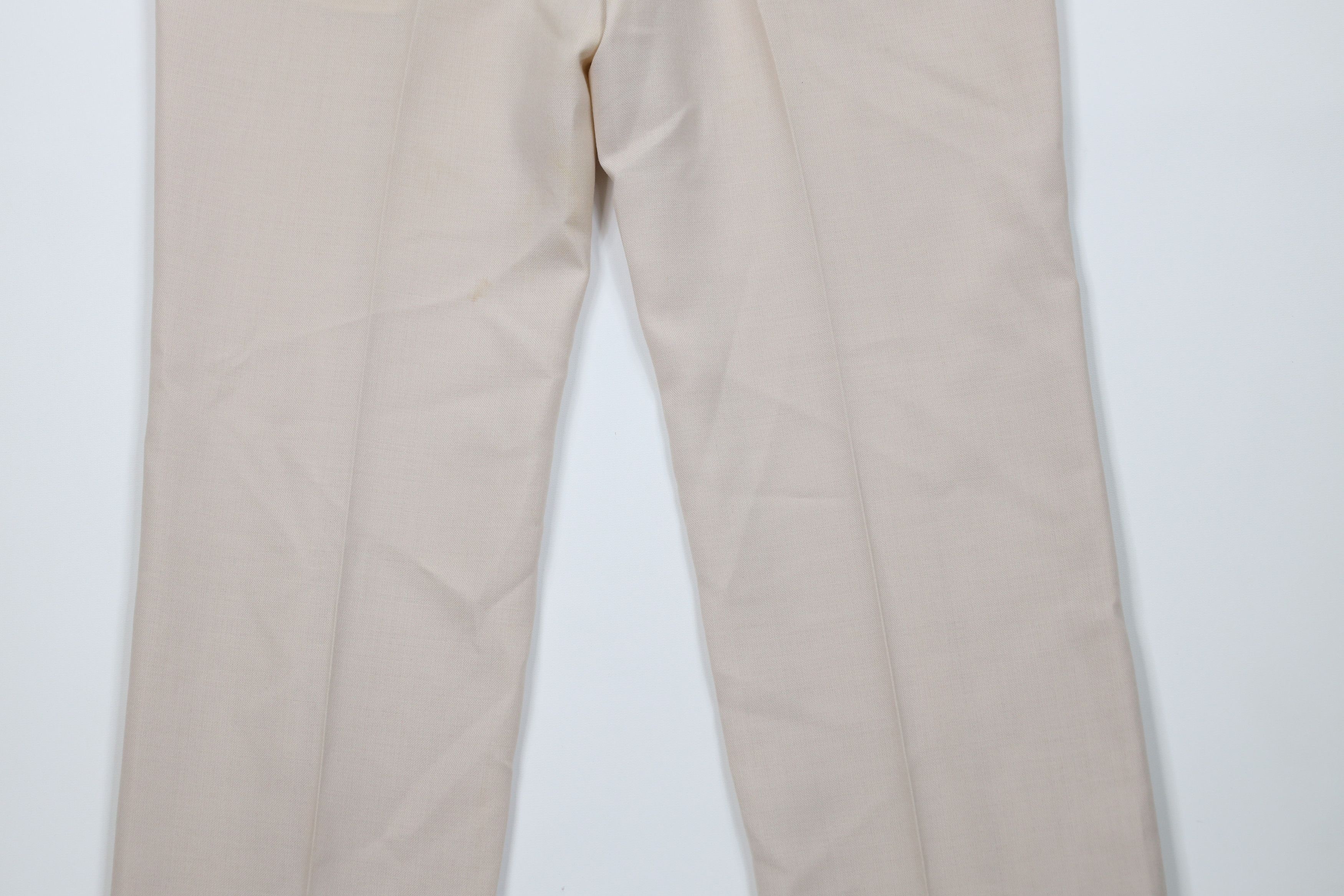 Vintage Vintage 70s Streetwear Knit Wide Leg Chino Pants Beige USA Size US 38 / EU 54 - 13 Thumbnail
