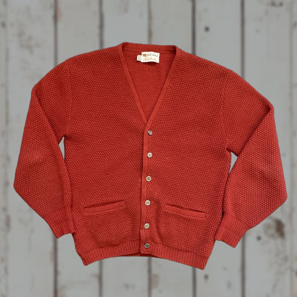 Vintage VINTAGE Rob Scot Cardigan Sweater Knit 60s 70s Rockabilly Mod S Unisex Adults Small Size US S / EU 44-46 / 1 - 1 Thumbnail
