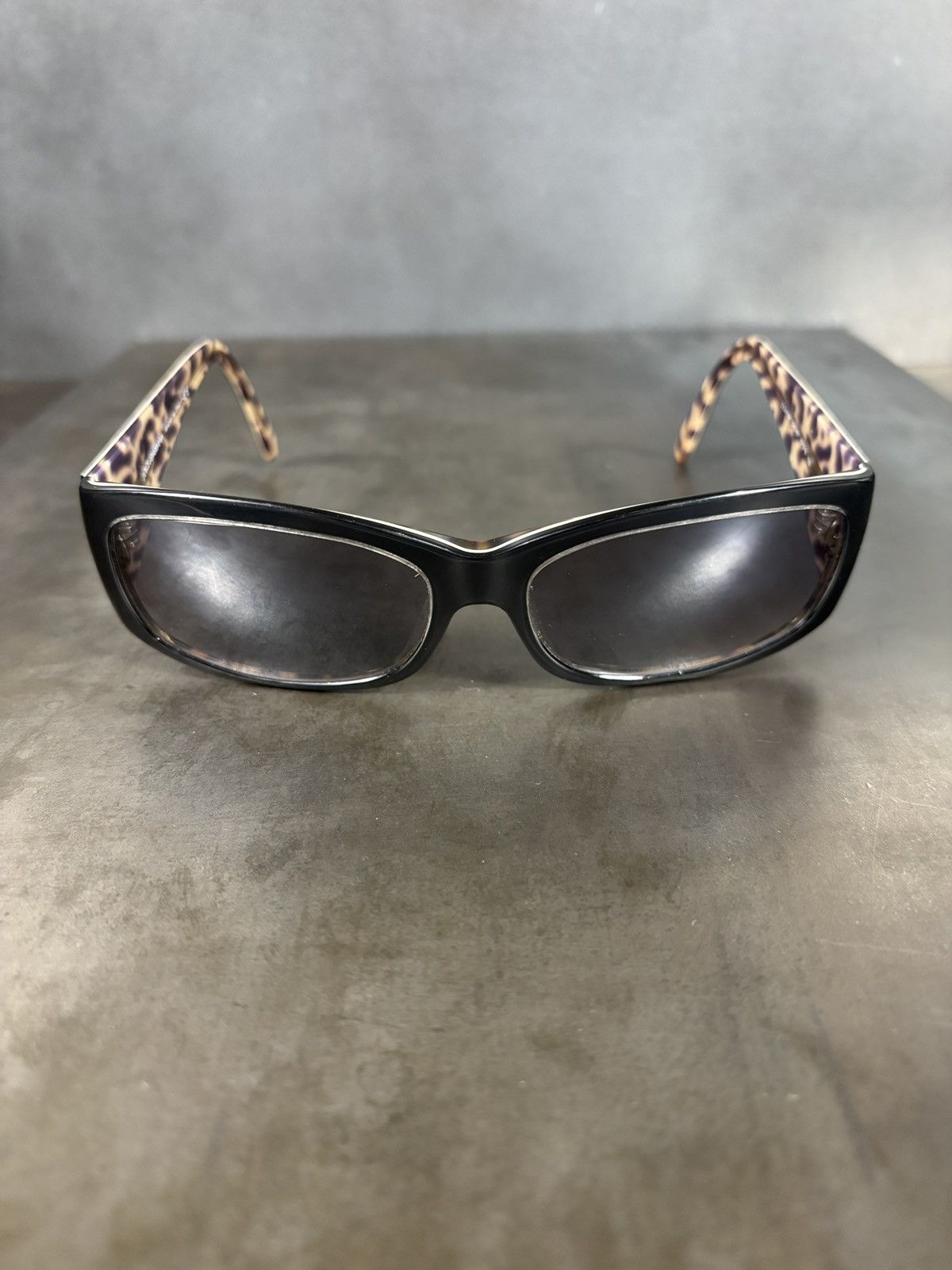 Dolce & Gabbana 2000s Vintage Dolce & Gabbana Sunglasses Cheetah Animal Y2K Size ONE SIZE - 15 Thumbnail