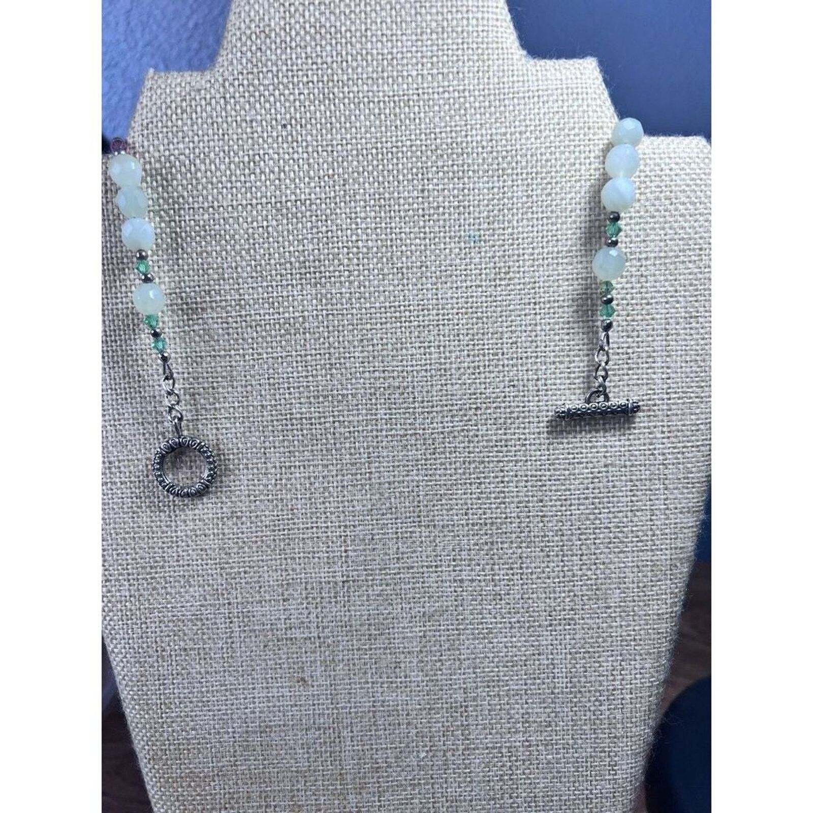 Other Jadeite Tourmaline .925 Findings & Spacers Pendent Necklace Size ONE SIZE - 12 Thumbnail