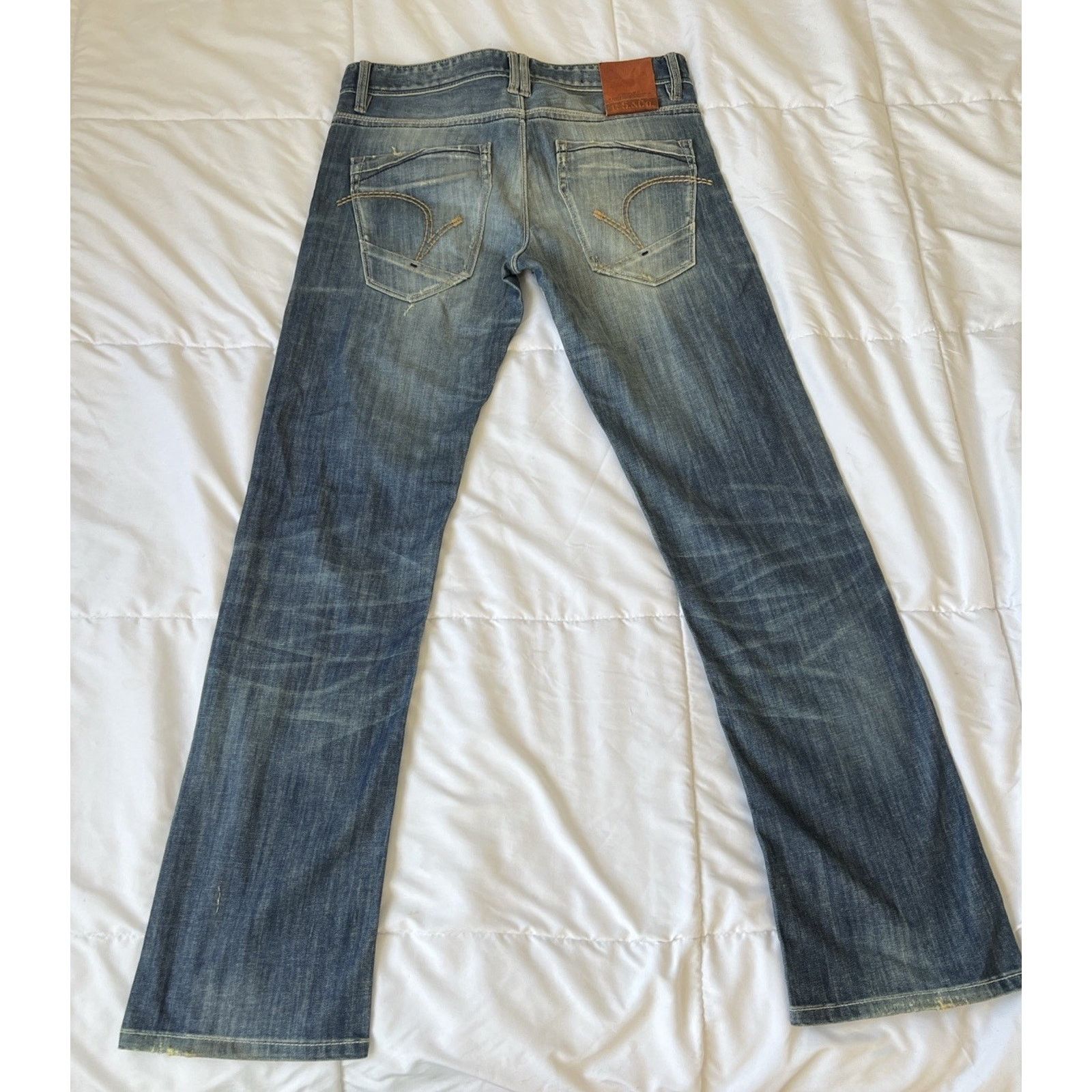 Rising Sun & Co. RS And CO Jeans Men’s 100% Cotton Wide Leg Size 32 Size US 32 / EU 48 - 2 Thumbnail