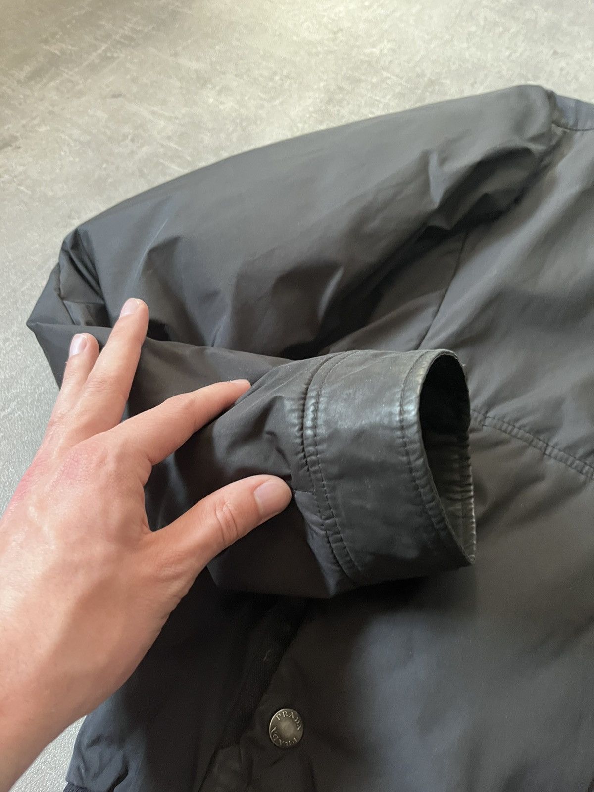 Prada Prada F/W 2007 Bomber jacket black nylon Size US L / EU 52-54 / 3 - 8 Thumbnail