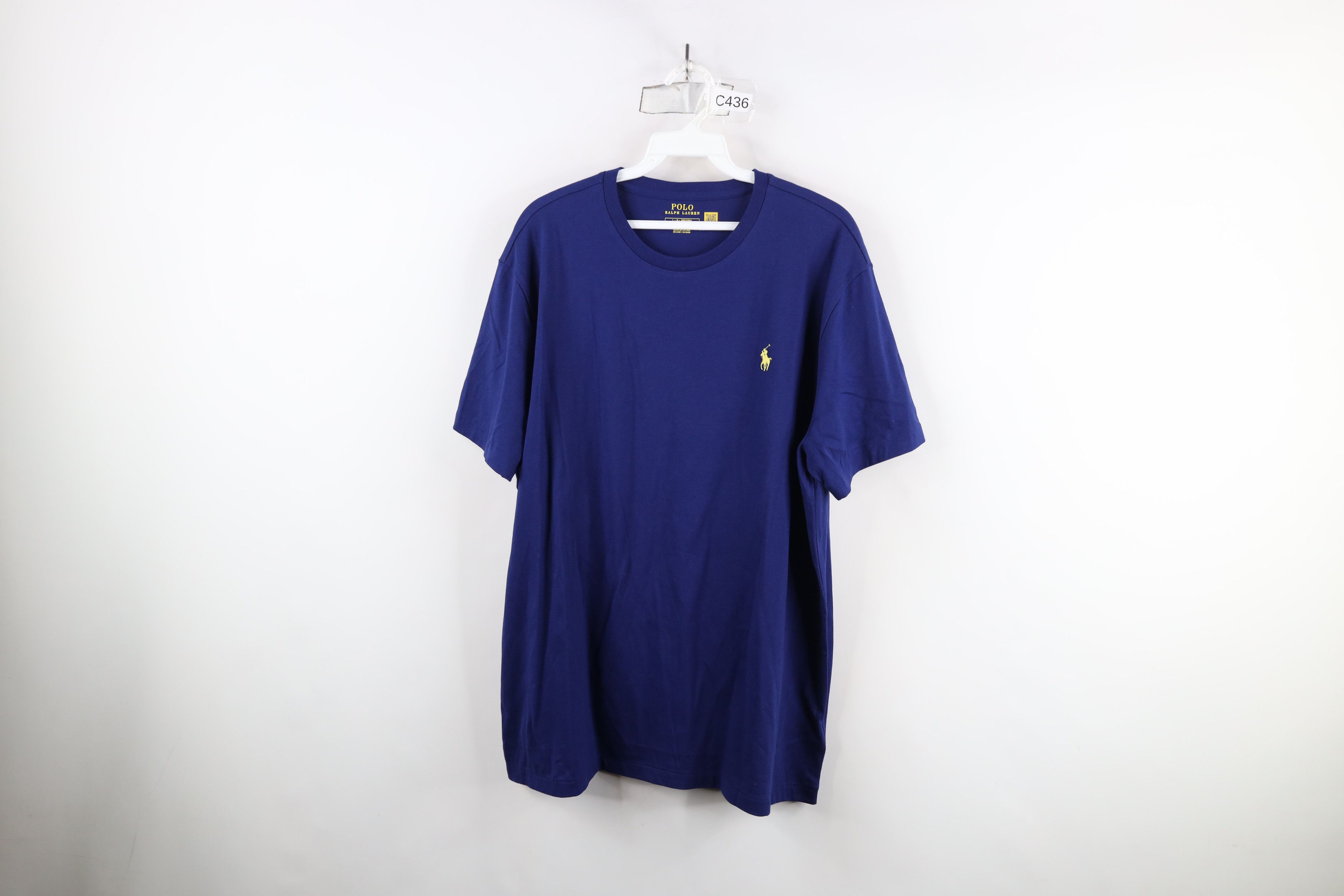 Ralph Lauren × Vintage Y2K Ralph Lauren Soft Cotton Touch Short Sleeve T-Shirt Blue Size US L / EU 52-54 / 3 - 1 Thumbnail
