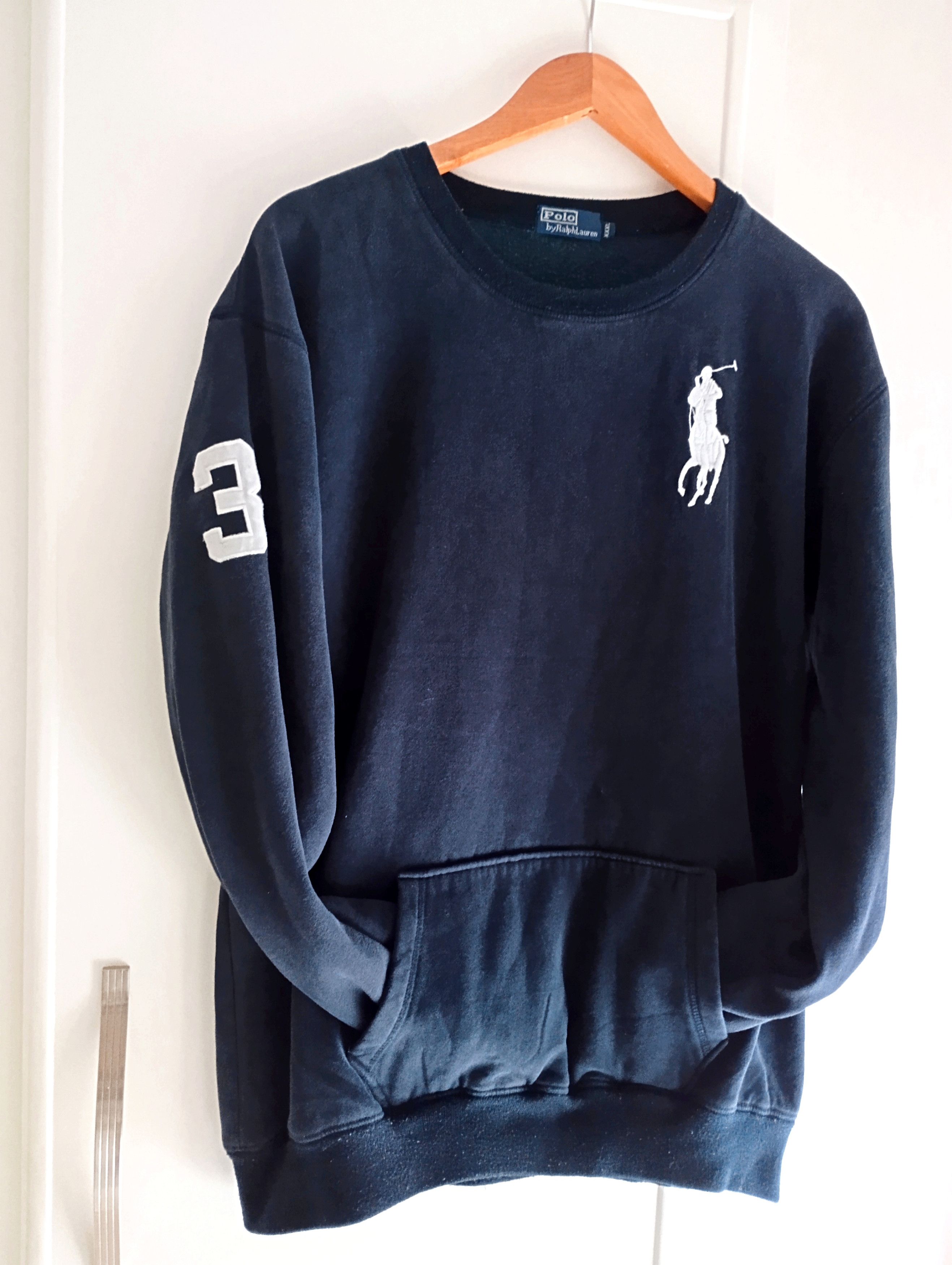 Polo Ralph Lauren × Ralph Lauren × Vintage Vintage Polo Ralph Lauren Big Pony #3 Sweatshirt Size US XL / EU 56 / 4 - 2 Thumbnail