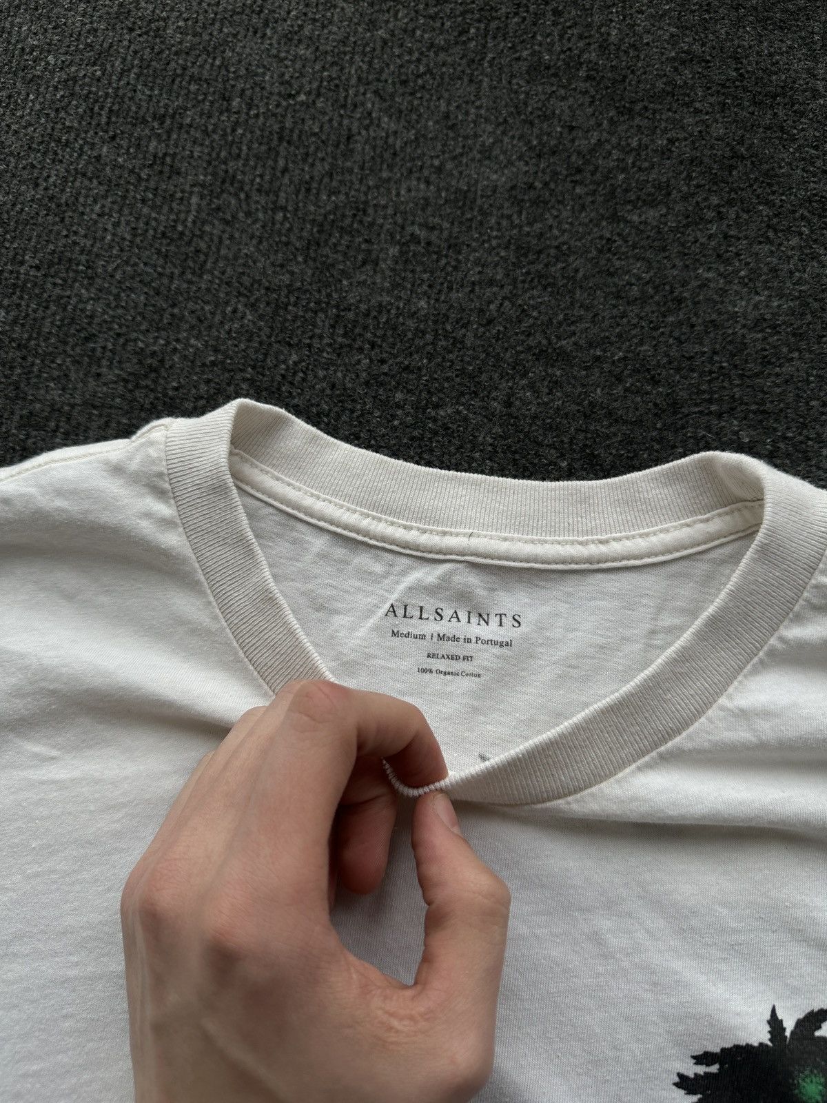 Allsaints 🚨ALLSAINTS WHITE SURF T-SHIRT LUXURY OPIUM Y2K LUXURY Size US M / EU 48-50 / 2 - 9 Thumbnail