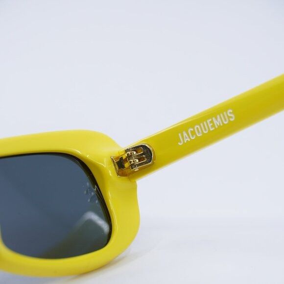 Jacquemus Jacquemus CAPRI JAC/55 C5 Sunglasses Yellow Rectangle Frame Size ONE SIZE - 8 Thumbnail