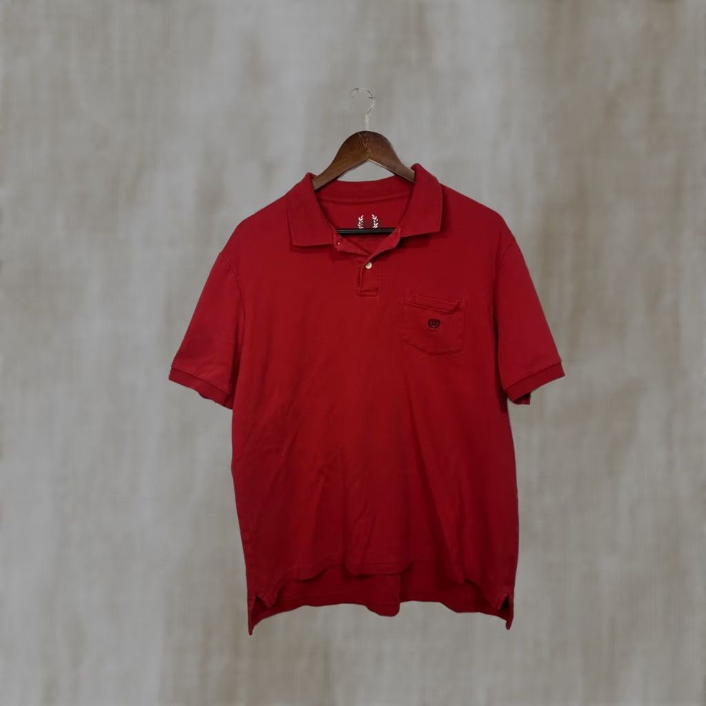 Chaps Chaps Men's Red Cotton Polo Shirt Size Large Size US L / EU 52-54 / 3 - 1 Thumbnail