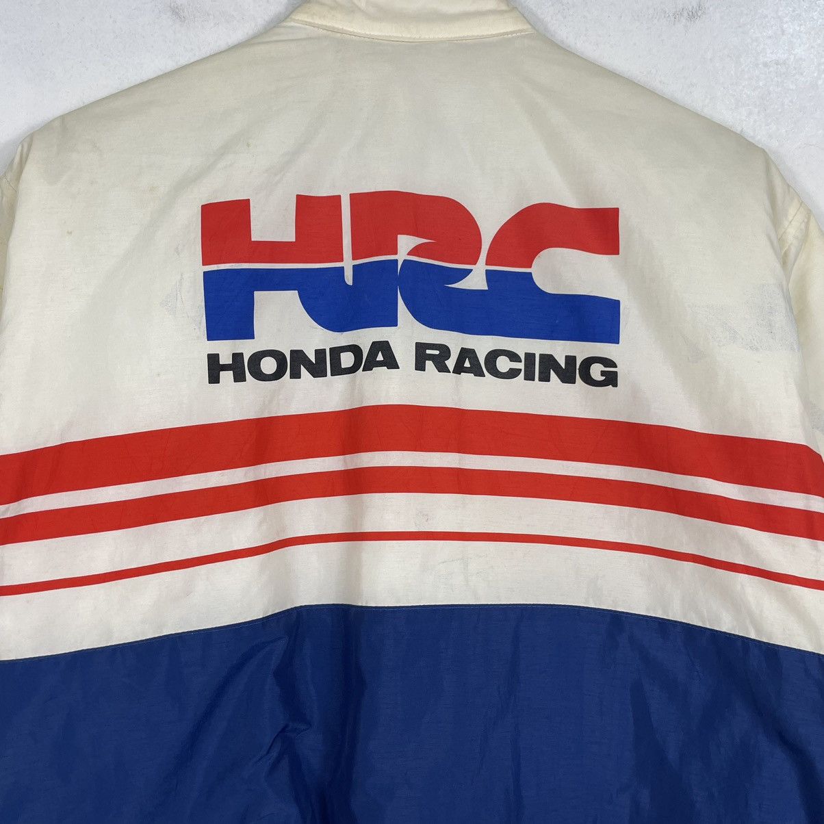 Honda × Kadoya 💥80s HONDA HRC RACING BIKE BOMBER JACKET Size US M / EU 48-50 / 2 - 2 Thumbnail