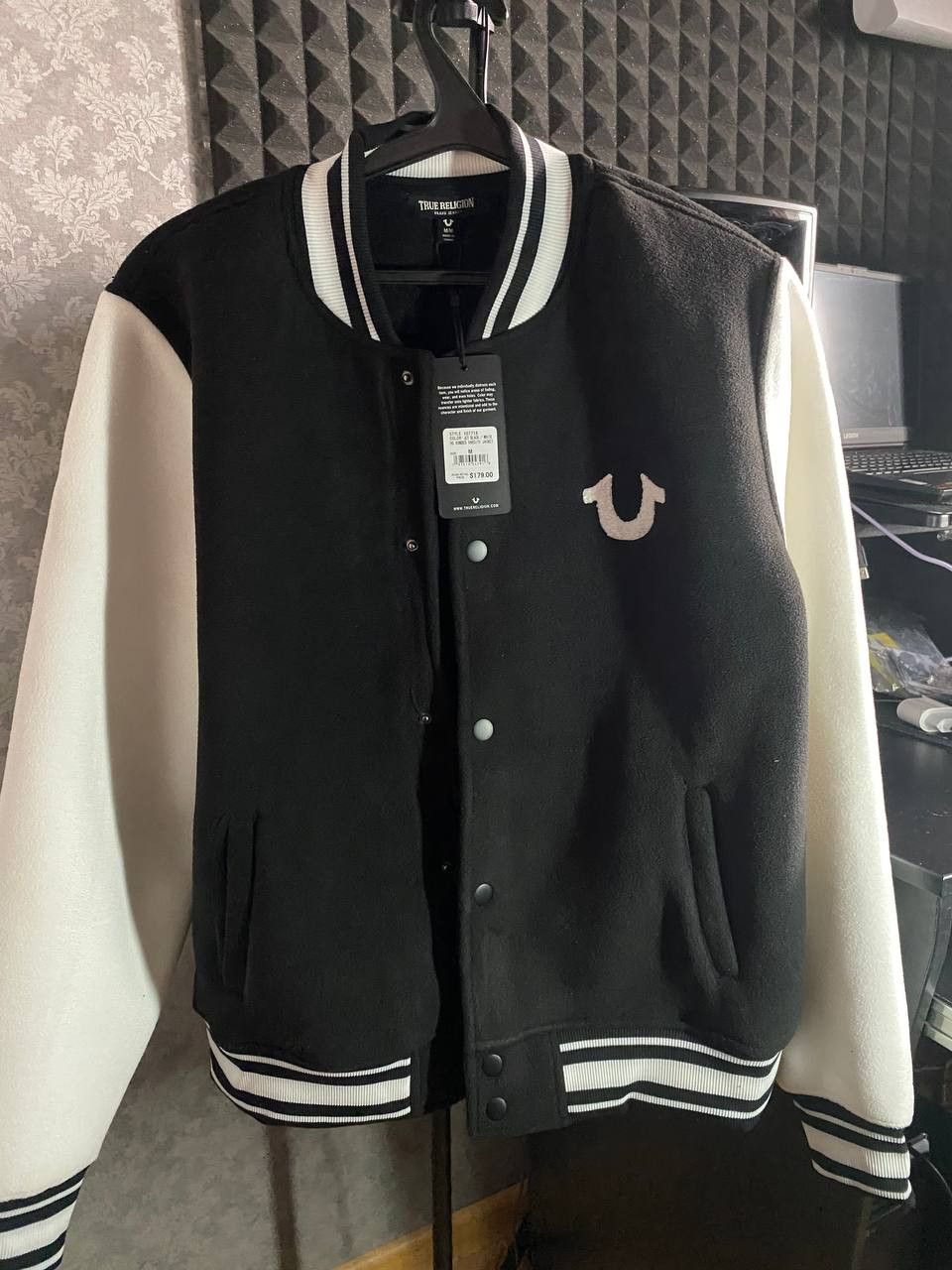 True Religion Bonded Varsity Jacket